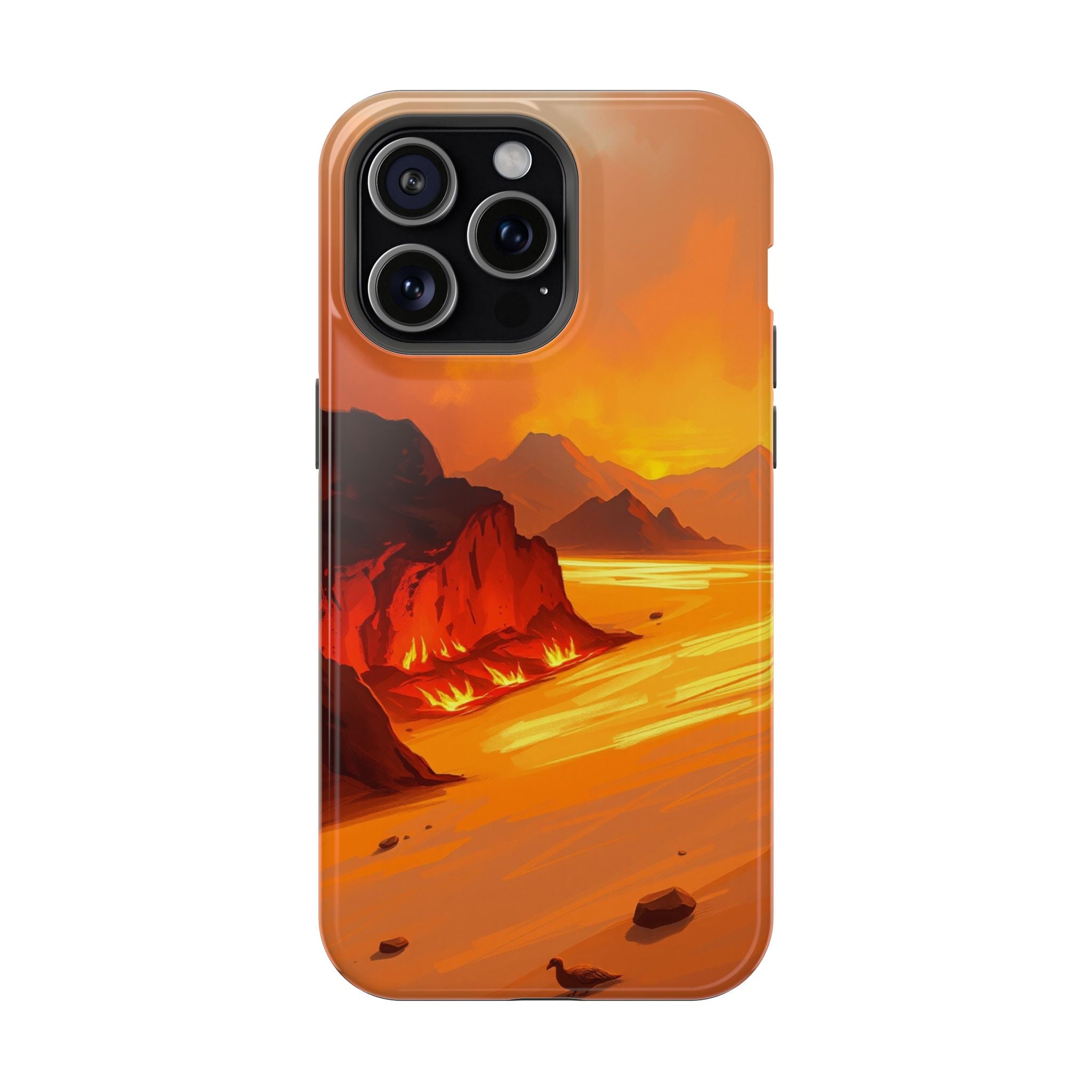 iPhone Burnt Orange And Sand Wildfire Glow Slim iPhone Everyday · iPhone Case