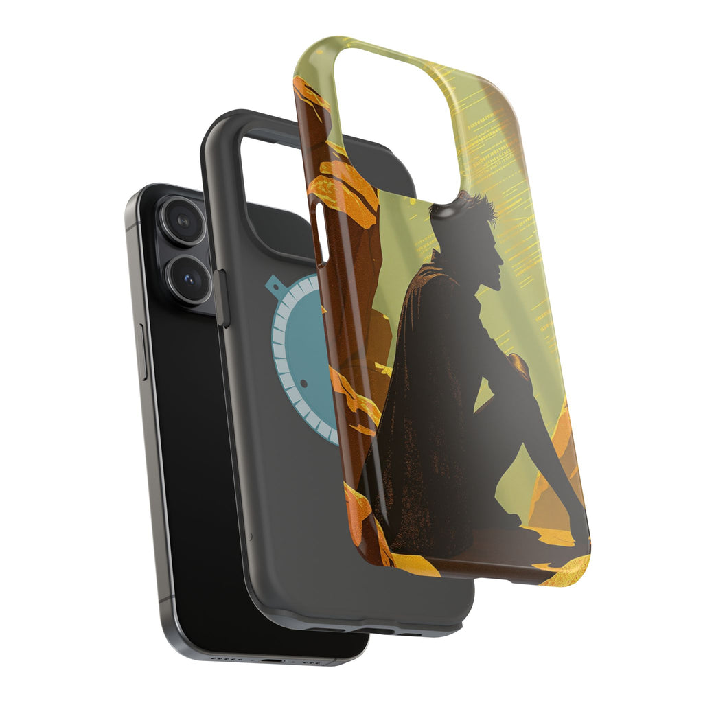 iPhone Mustard And Rust Overthinking Again Slim Everyday Designer Case · iPhone