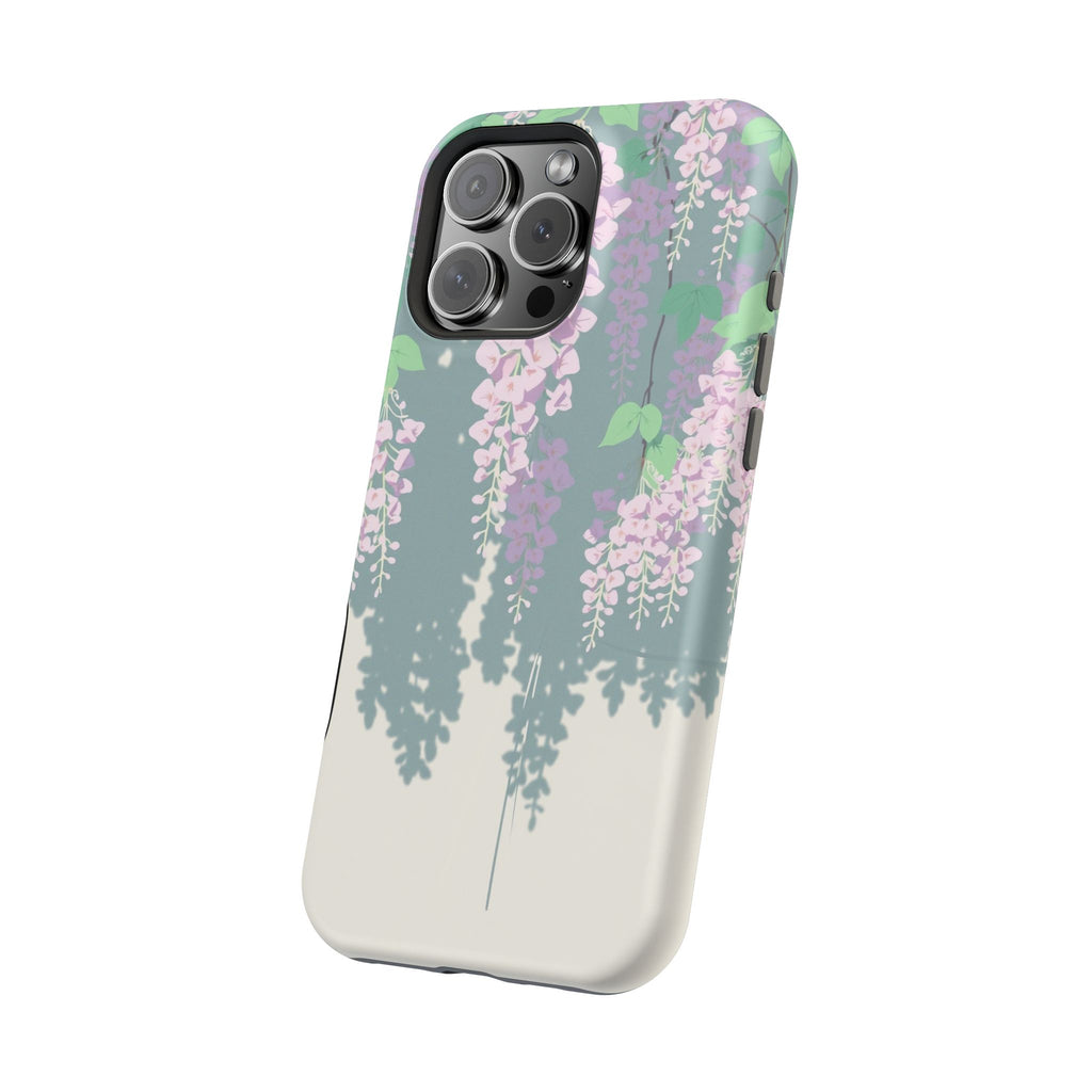 iPhone Dreamy Wisteria Cascade Design Slim Everyday Designer Case · iPhone Case