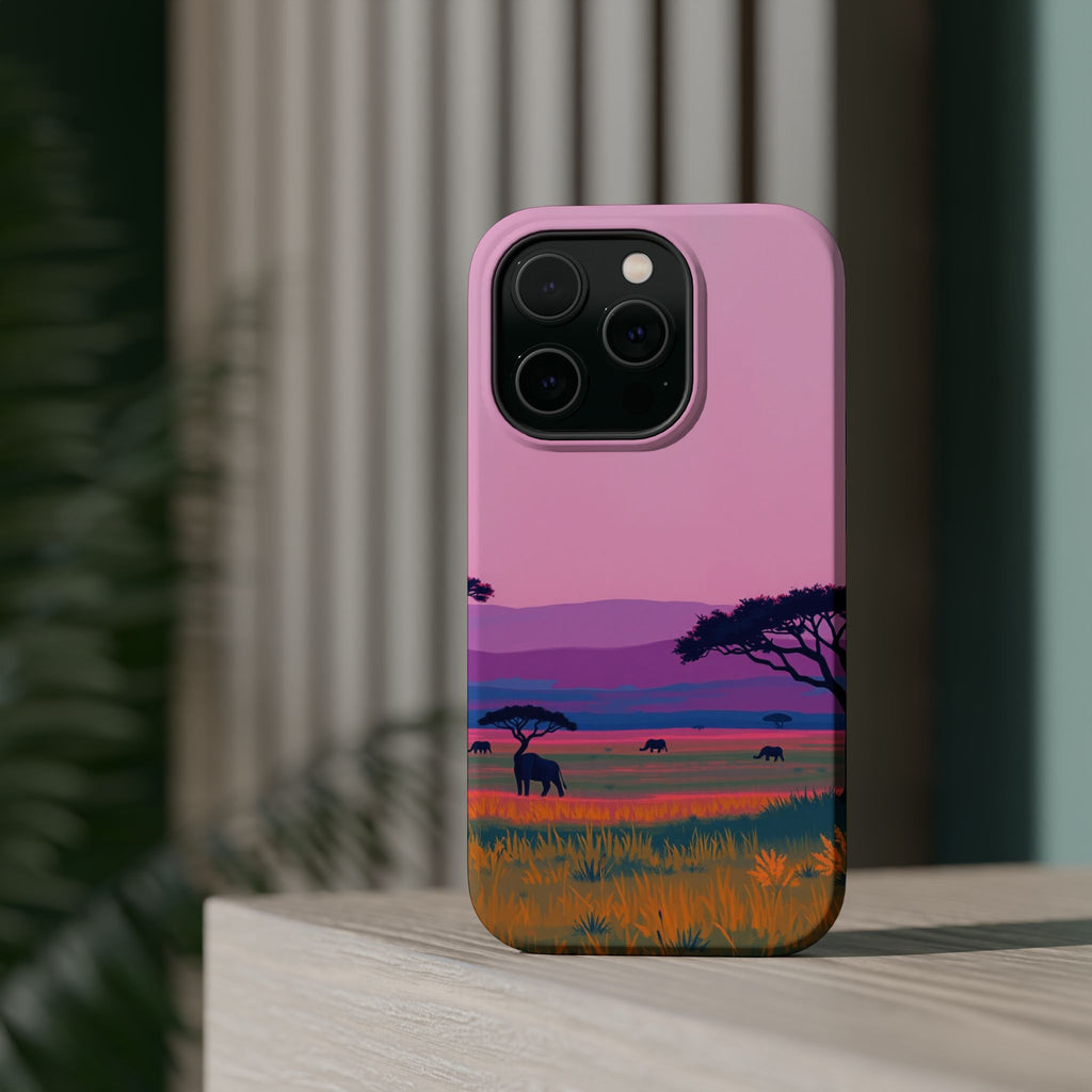 iPhone Savanna Horizon Electric Art Slim Everyday Designer Case · iPhone Case