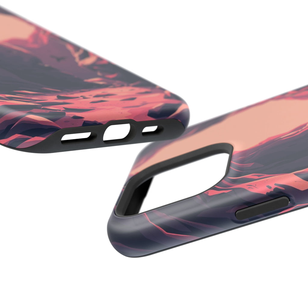 iPhone Rose Pink And Cream Dark Crystal Cave Slim Everyday Designer Case · iPhon