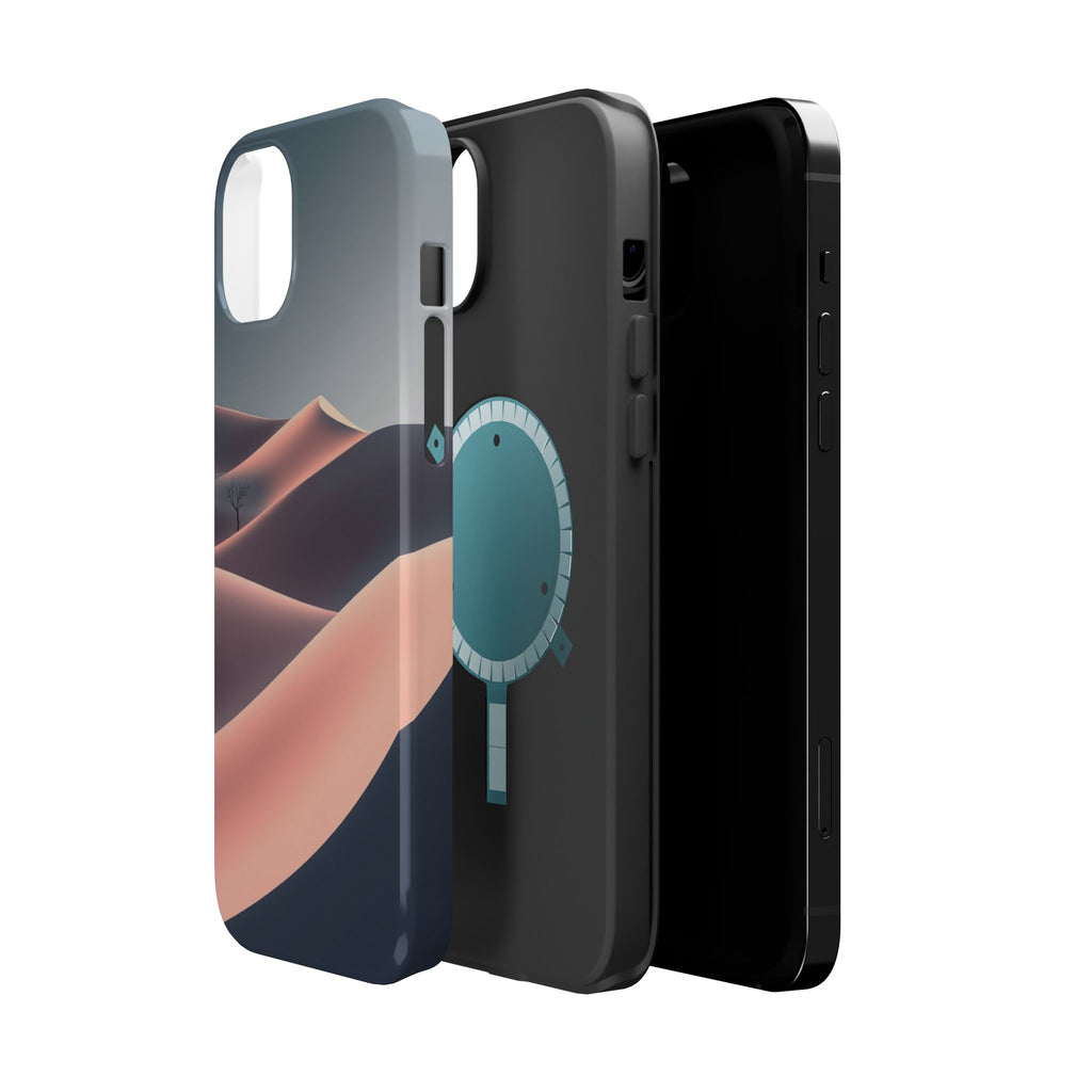 iPhone Mint And Blush Desert Dunes Bold Modern Everyday Snap Case · iPhone Case
