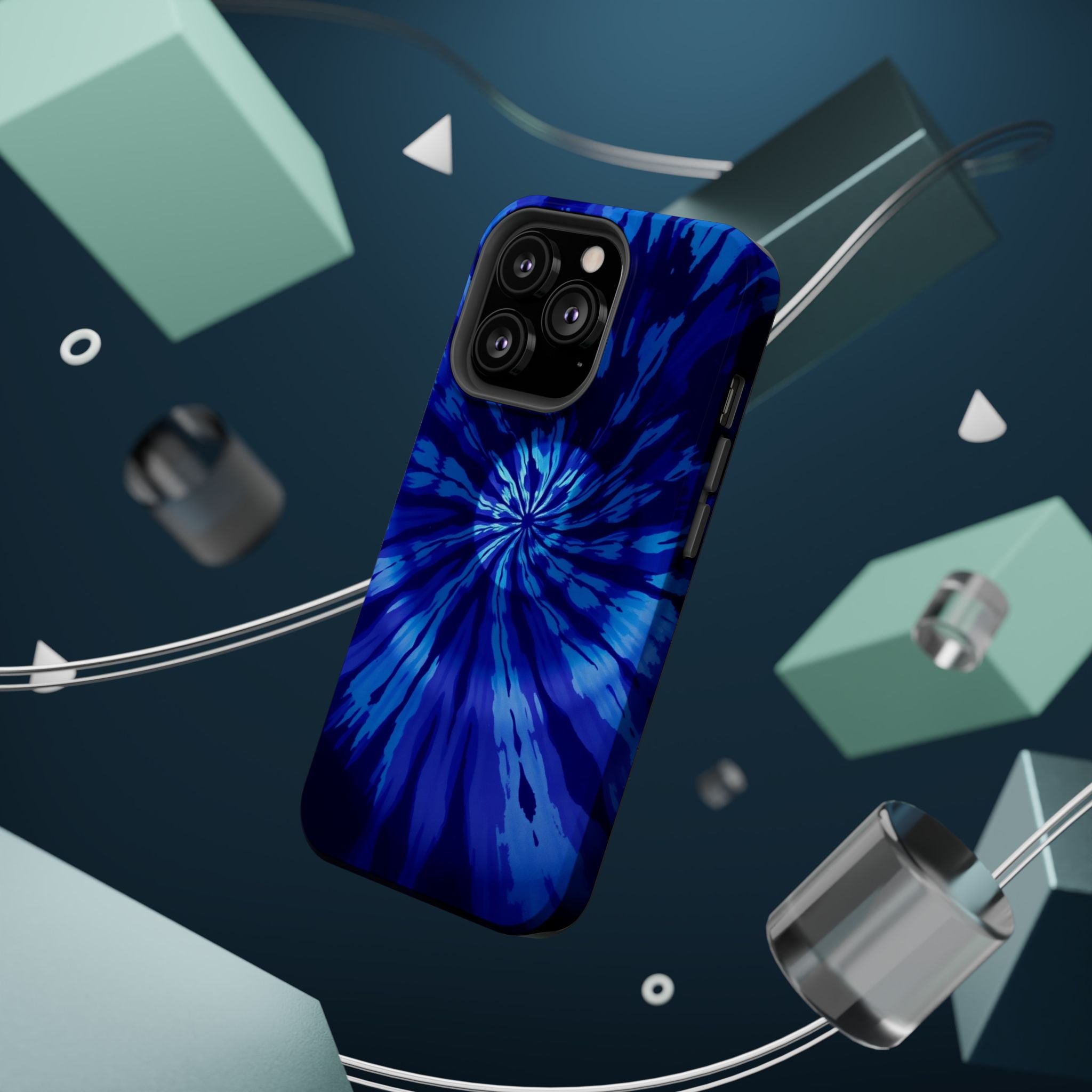 iPhone Tie-Dye Vortex Dark Gothic Ink Slim Everyday Designer Case · iPhone Case