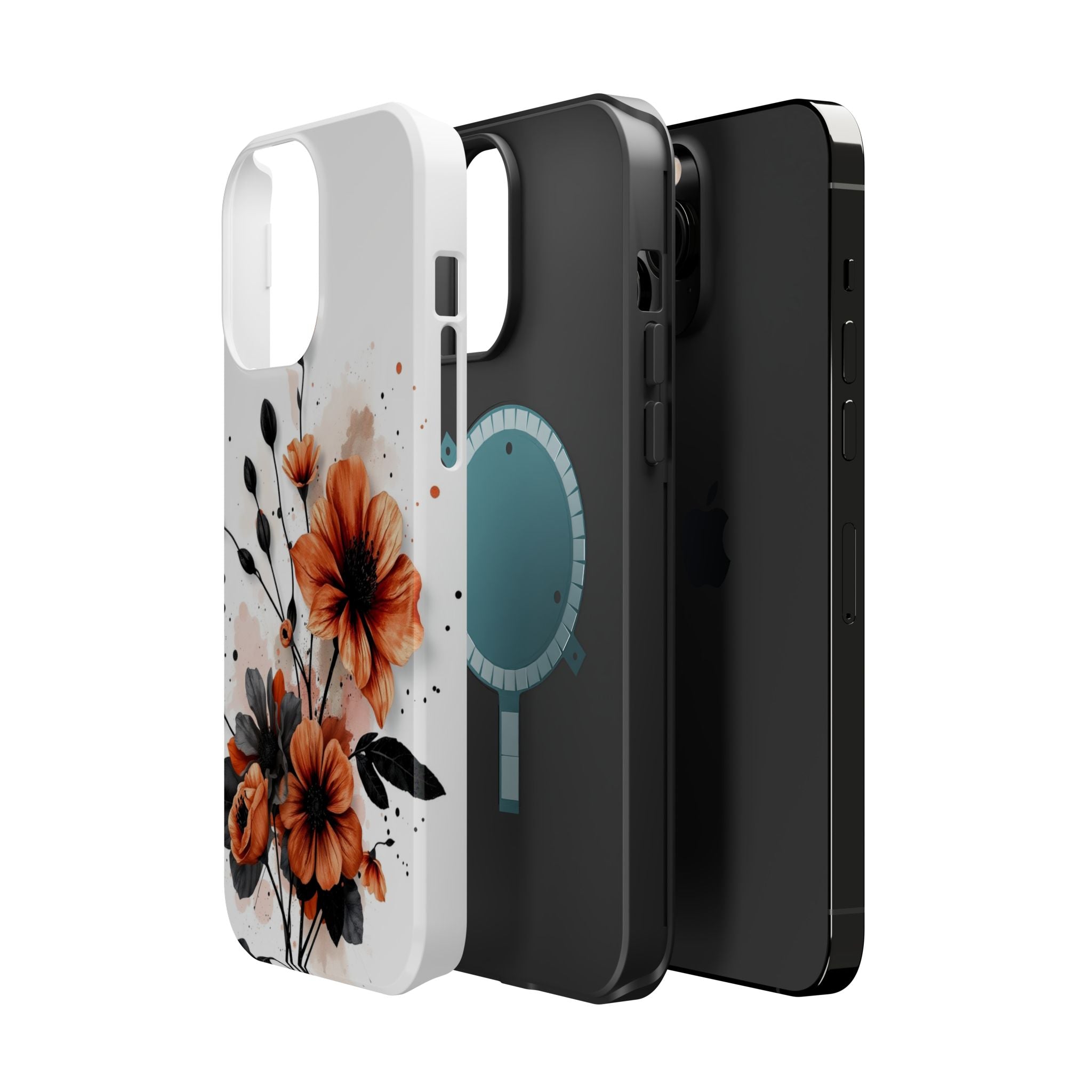 iPhone Floral Watercolor Splash 3D Digital Slim iPhone Everyday · iPhone Case