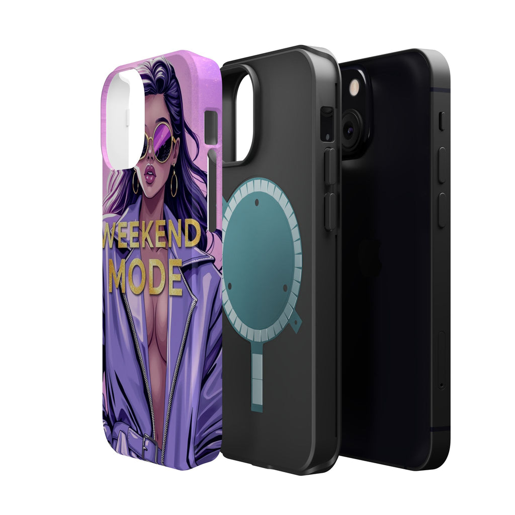 iPhone Lavender And Pearl Weekend Mode On Slim Everyday Designer Case · iPhone C