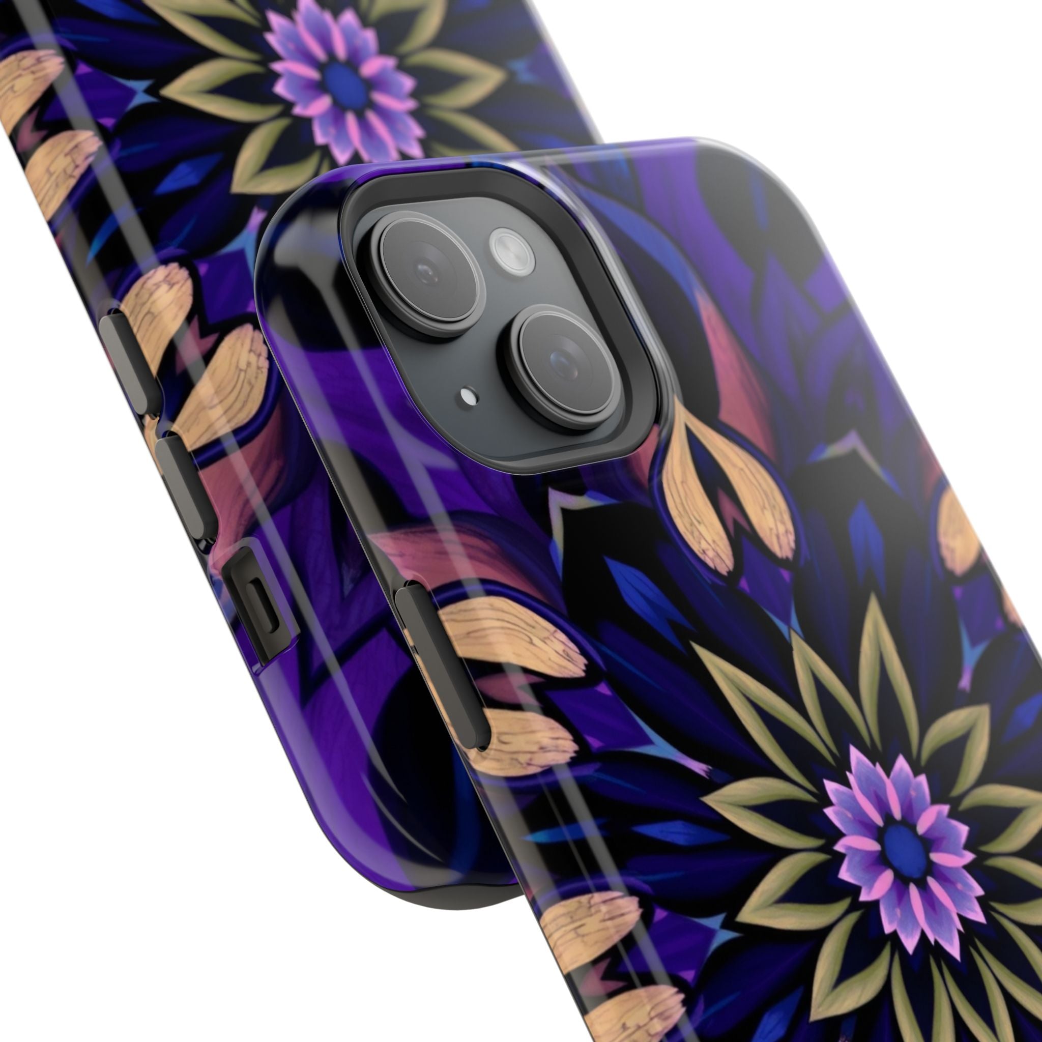 iPhone Floral Mandala Mystic Art Bold Modern Everyday Snap Case · iPhone Case