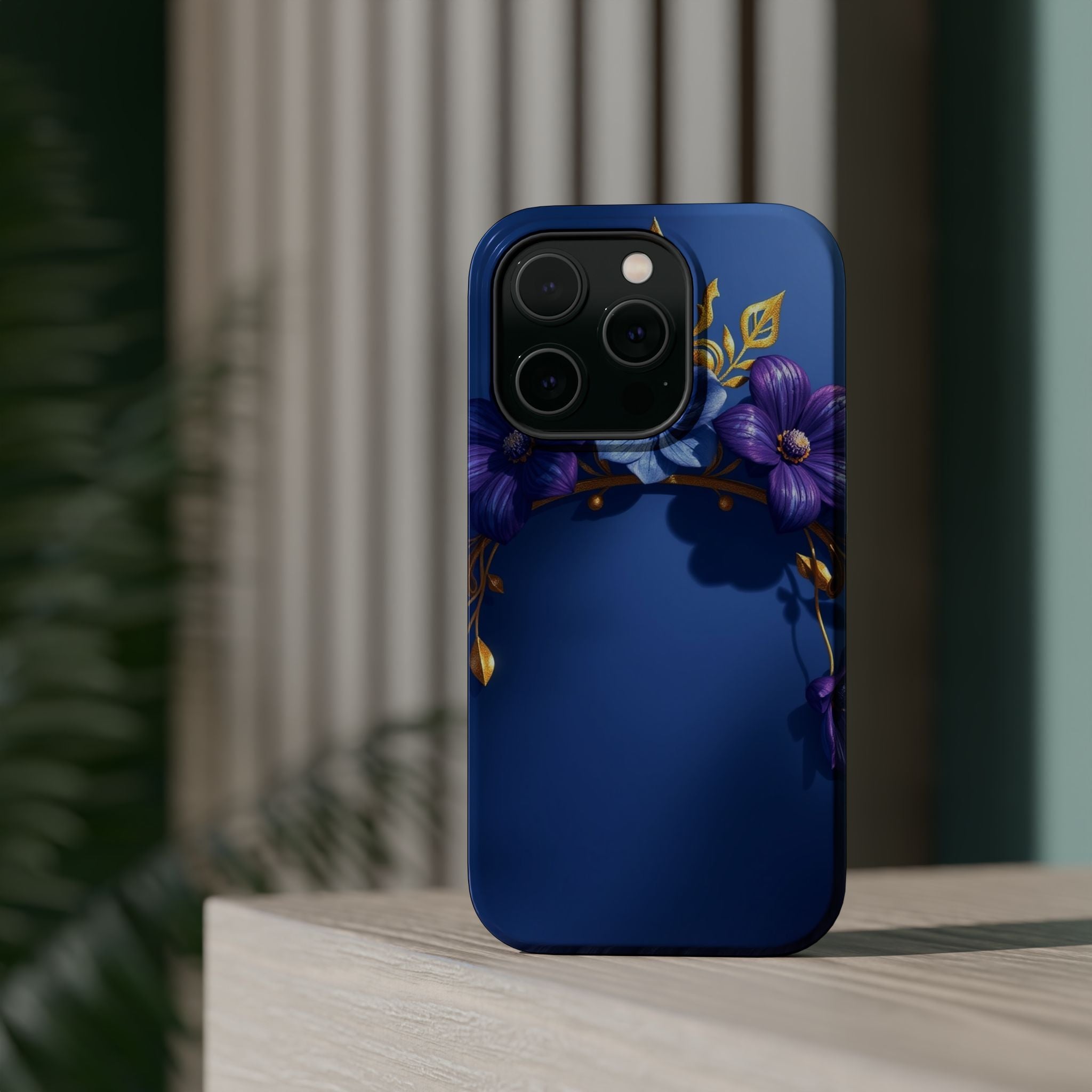 iPhone Vibrant Floral Crown Design 14 Slim Everyday Designer Case · iPhone Case