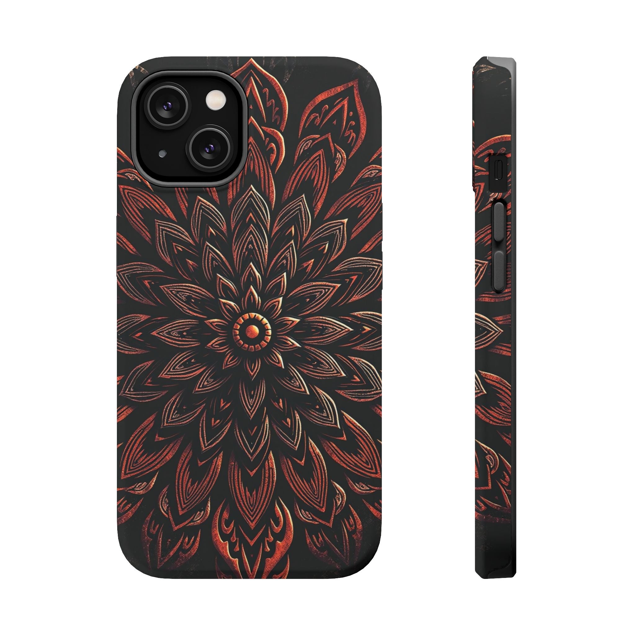 iPhone Floral Mandala Vintage Retro Poster Slim iPhone Everyday · iPhone Case