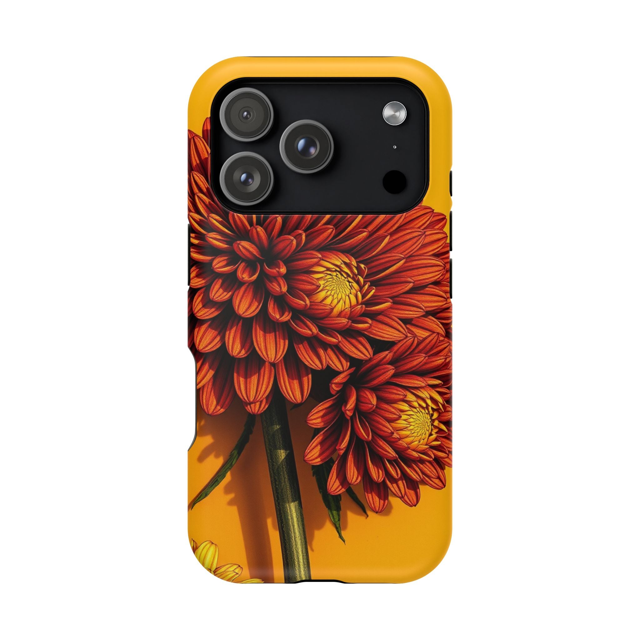 iPhone Mustard And Rust Ranunculus Stack Slim Everyday iPhone 14 · iPhone Case