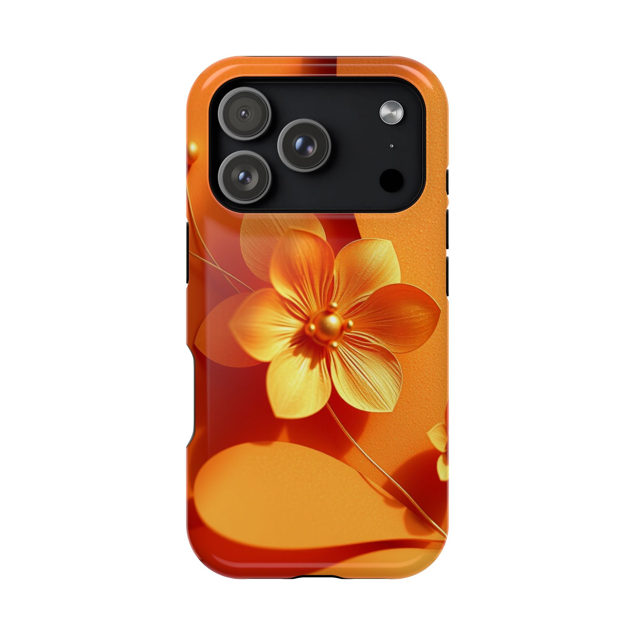 iPhone Floral Geometric Gold Foil Luxury Slim Everyday iPhone Designer · iPhone