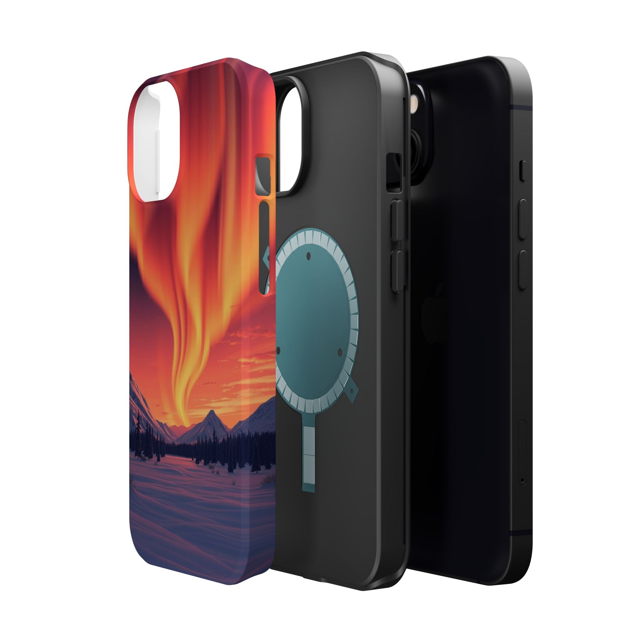 iPhone Sunset Amber And Peach Northern Lights Slim iPhone Everyday · iPhone Case