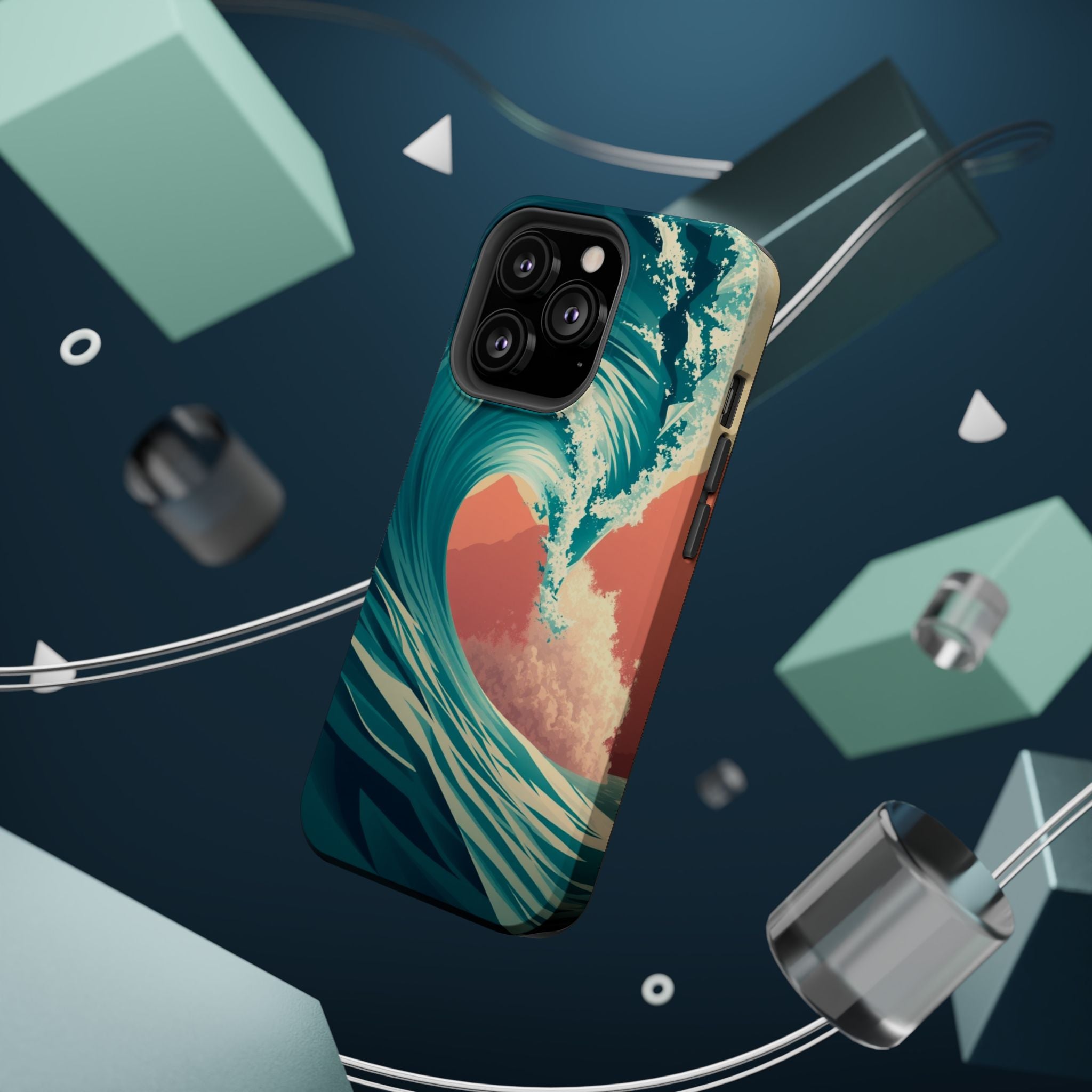 iPhone Ocean Wave Crash Cinematic Art Slim Everyday Designer Case · iPhone Case