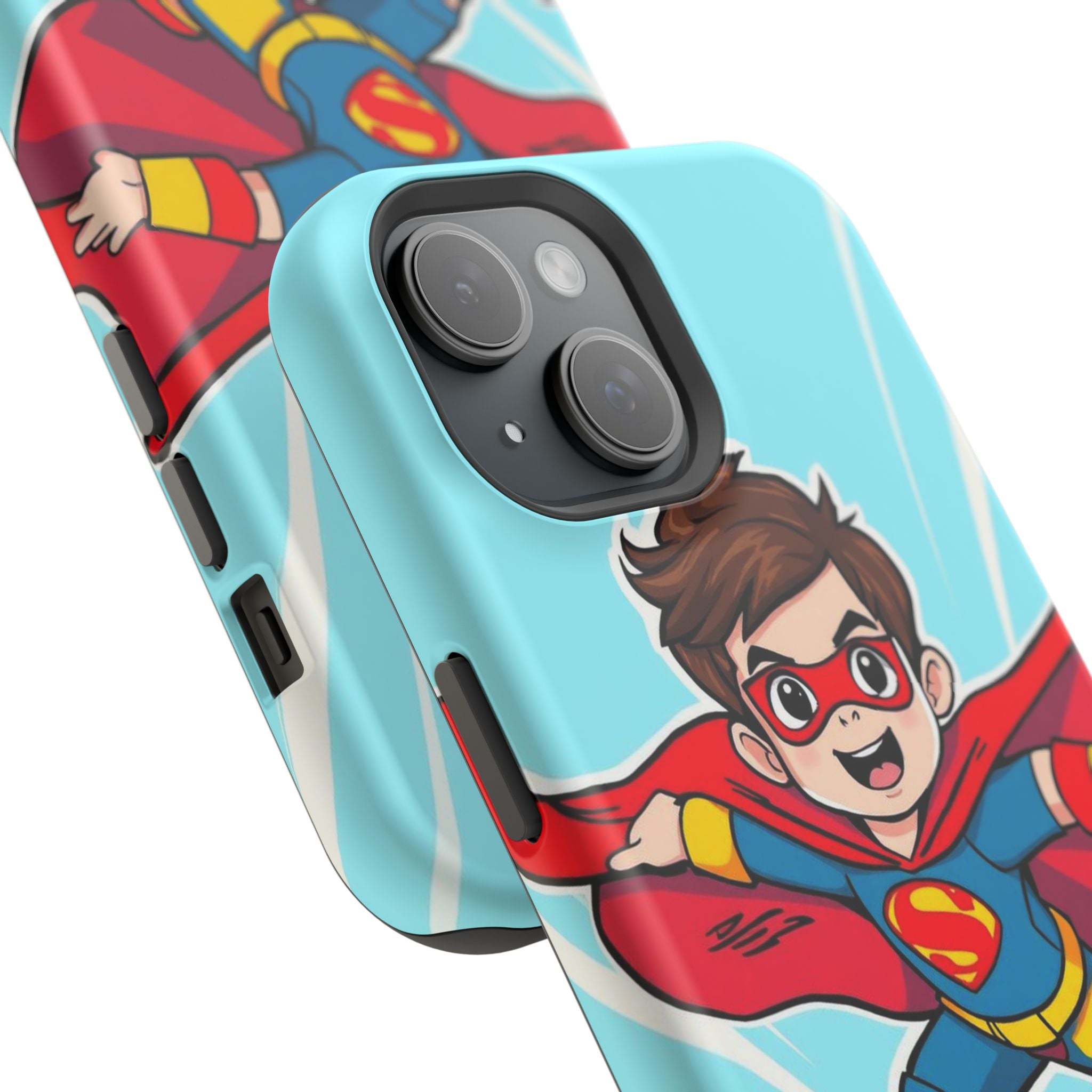 iPhone Kid Superhero Flying Kids Fun iPhone Phone Case Gift Slim · iPhone Case
