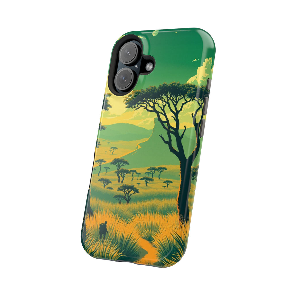 iPhone Savanna Horizon Pixel Art -Bit Slim Everyday Designer Case · iPhone Case