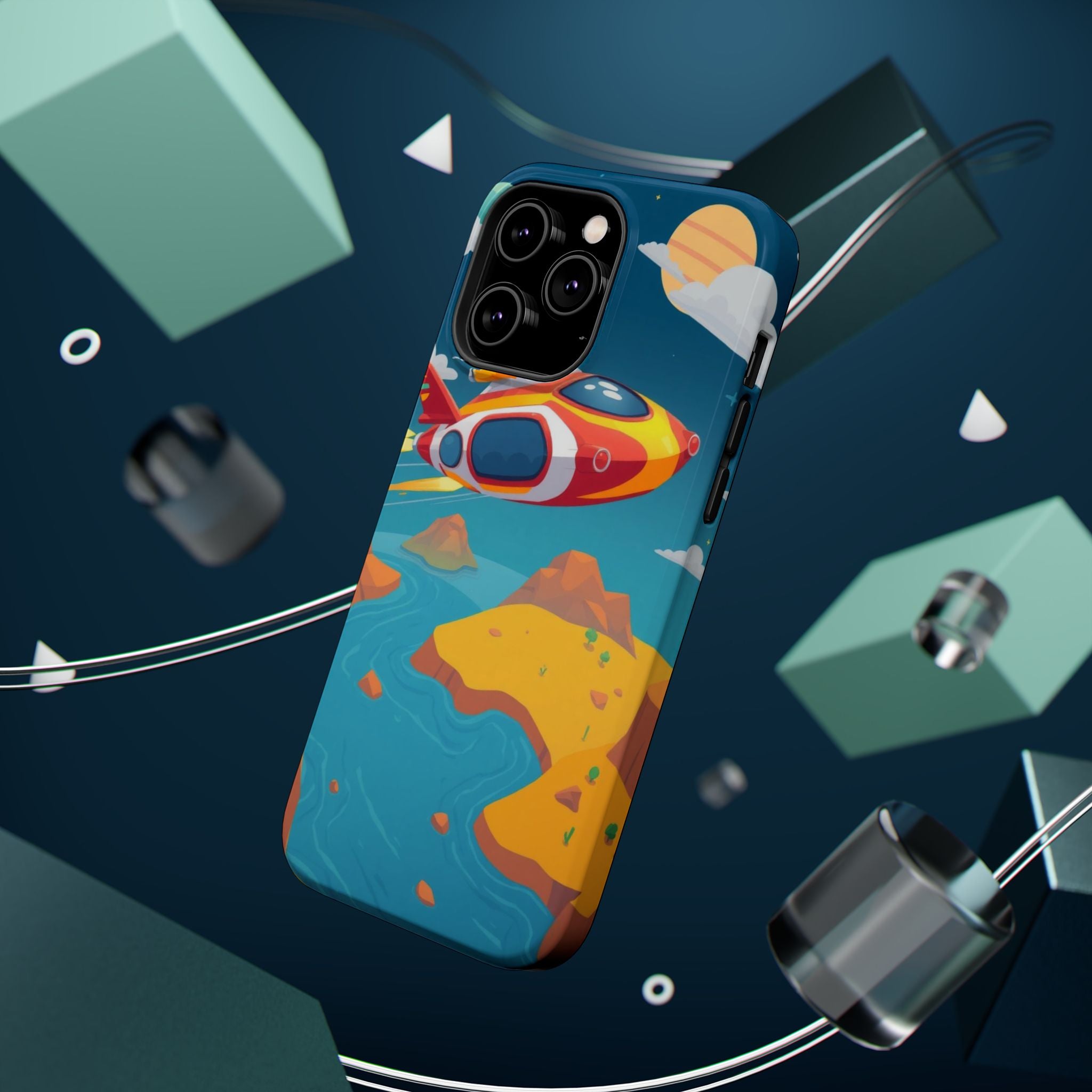 iPhone Hovercraft Glide Kids Fun Clean iPhone Phone Case Gift Minimal · iPhone C