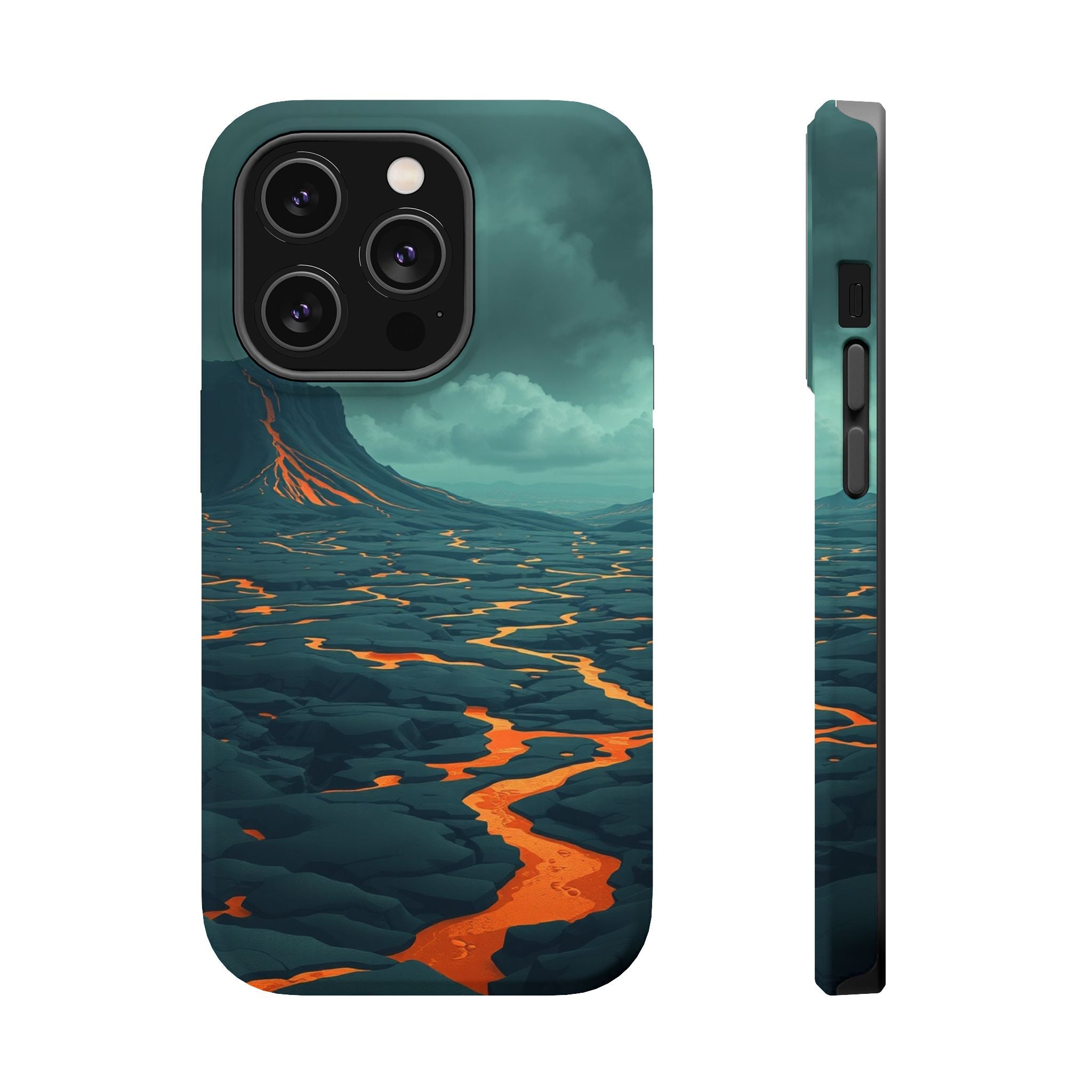 iPhone Radiant Lava Field Design 18 Slim Everyday Designer Case · iPhone Case