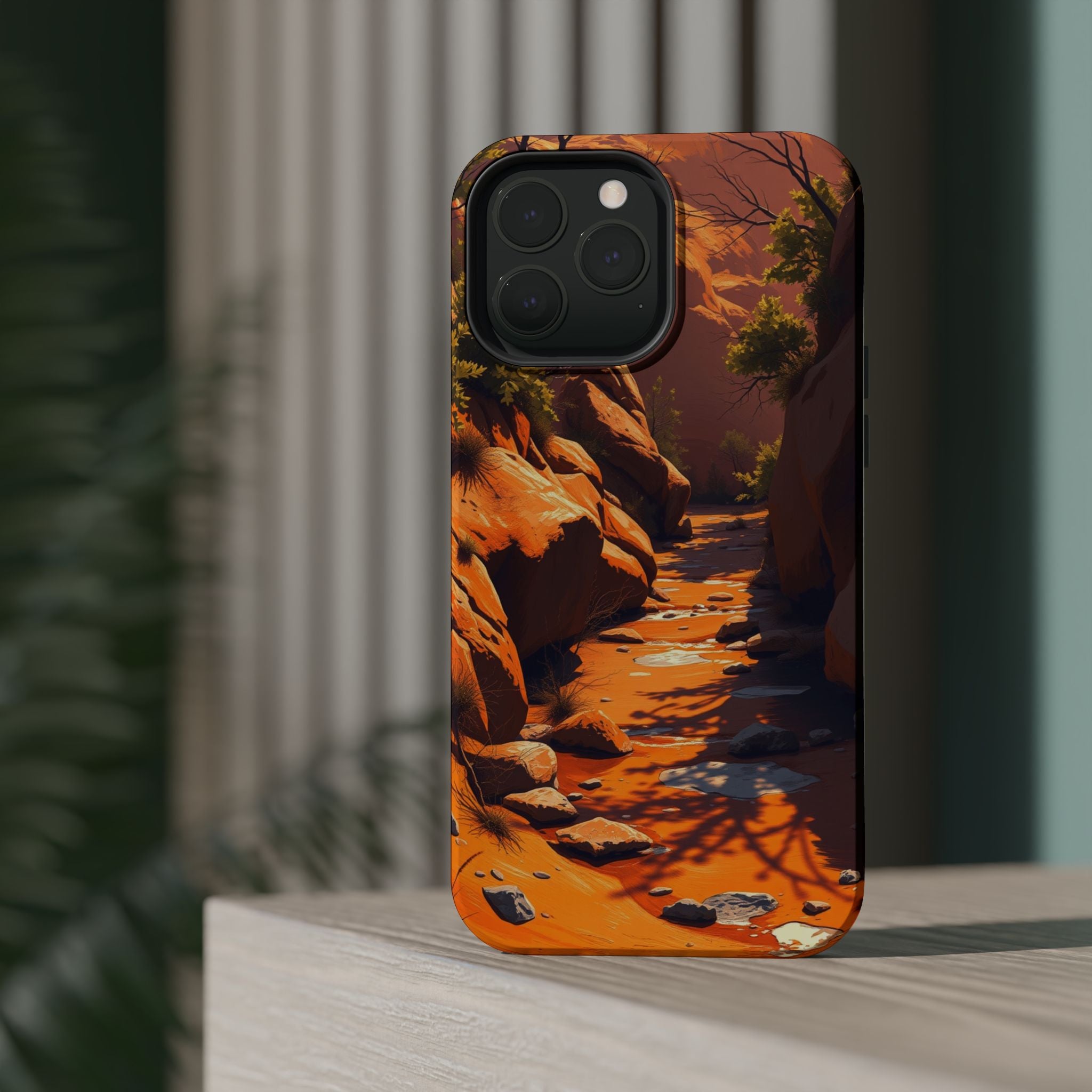 iPhone Spring Creek Bold Art Slim Everyday Designer Case · iPhone Case