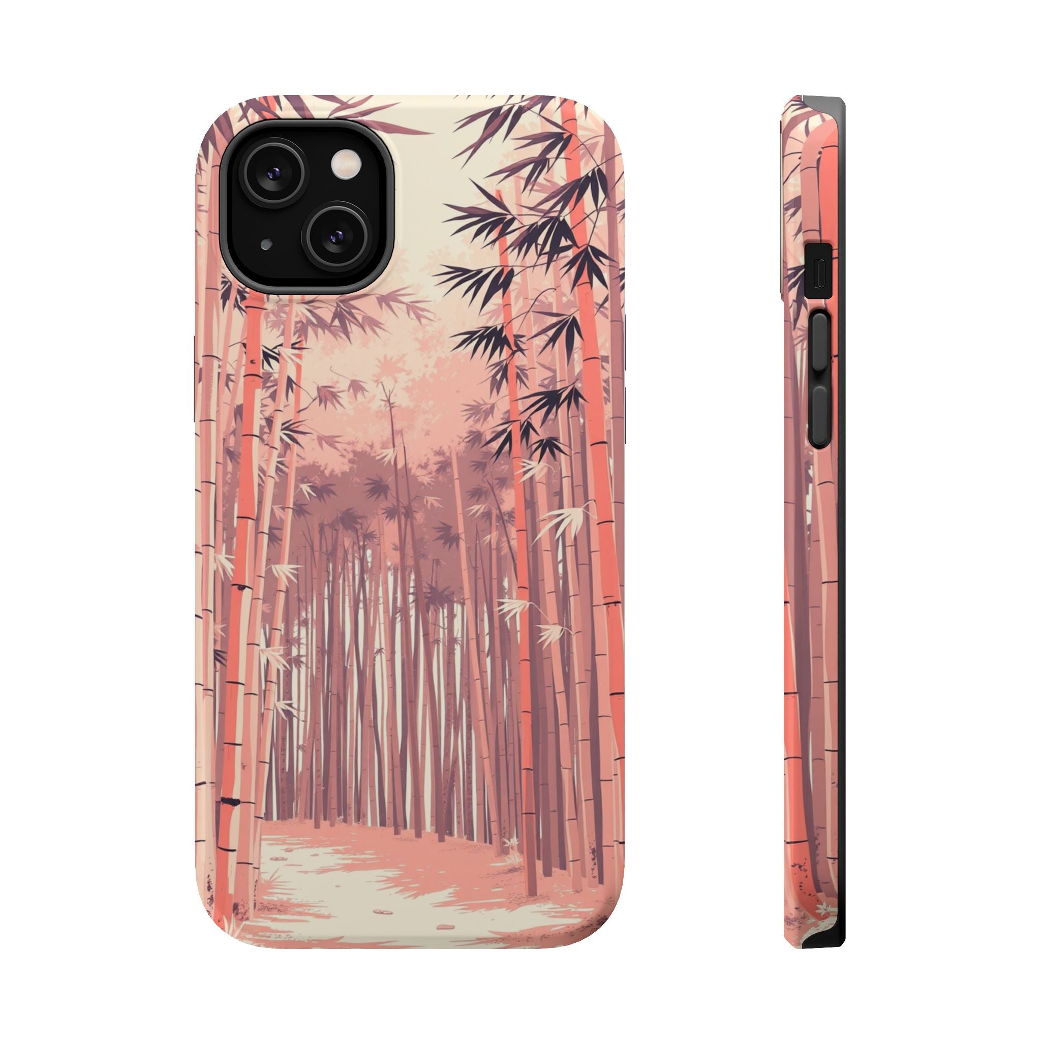 iPhone Rose Pink And Cream Bamboo Grove Slim Everyday iPhone 19 · iPhone Case