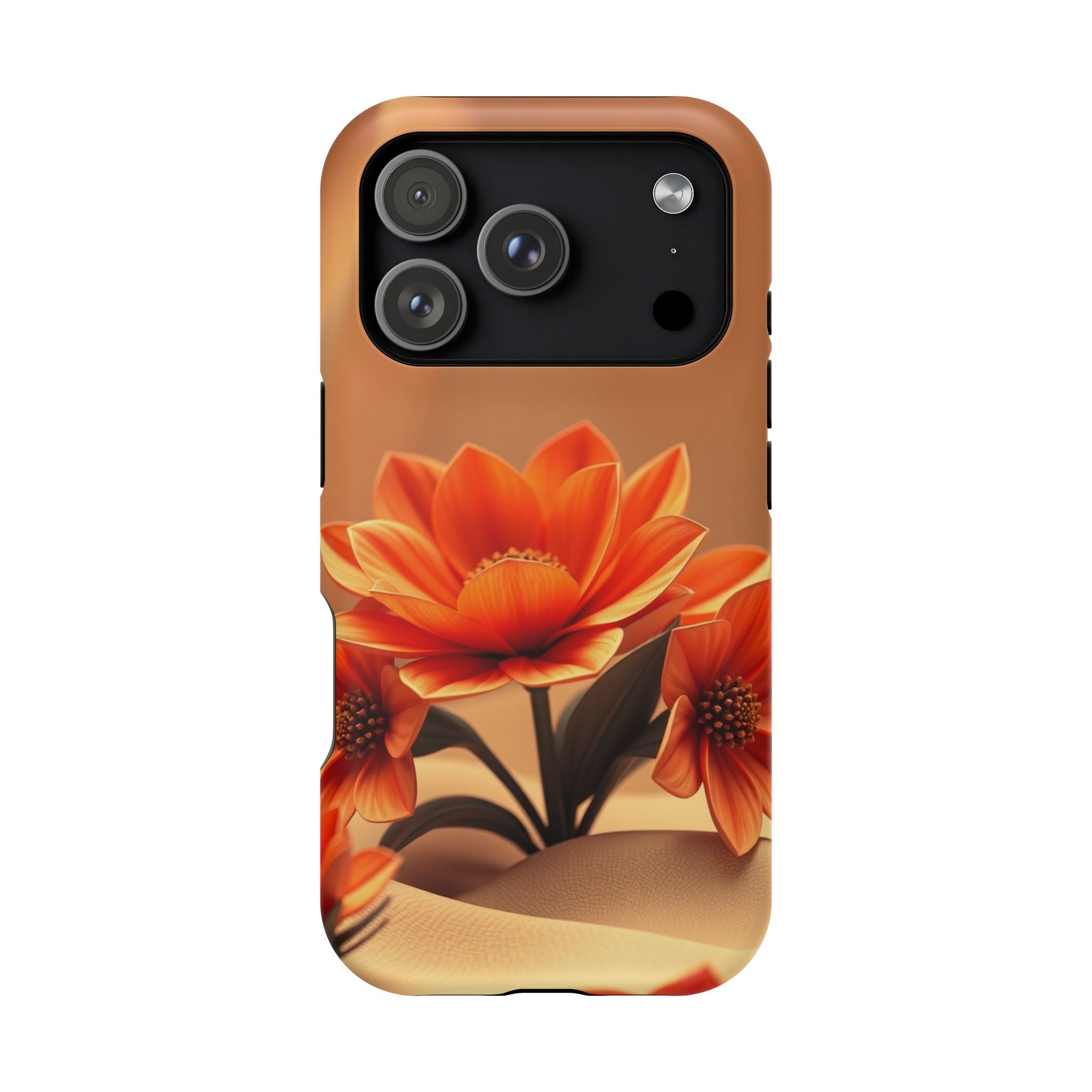 iPhone Floral Geometric 3D Digital Bold Modern Everyday Snap Case · iPhone Case