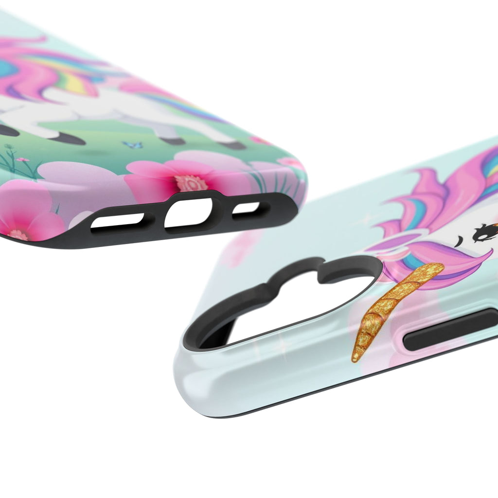 iPhone Rainbow Unicorn Kids Fun Soft iPhone Phone Case Gift Finish · iPhone Case