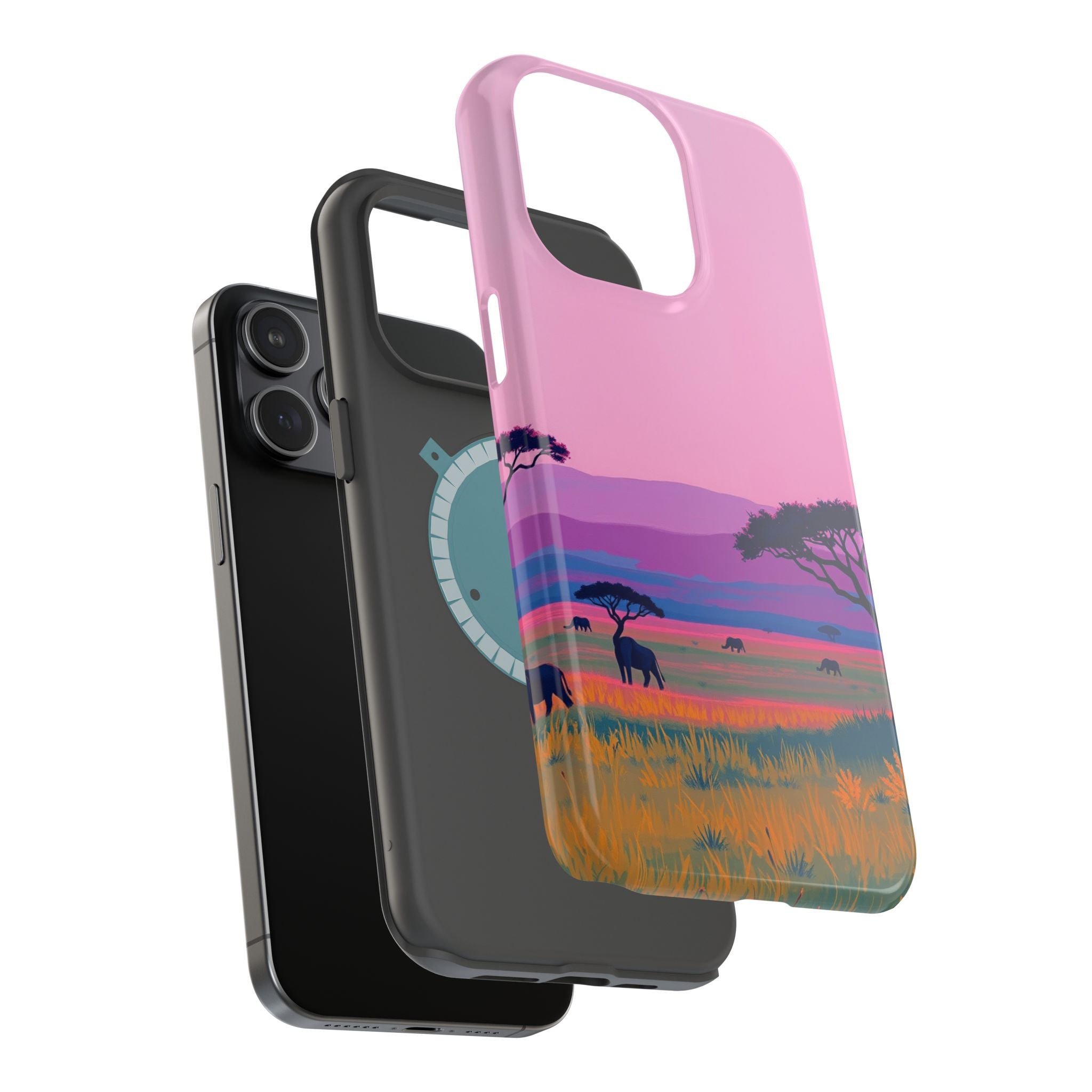 iPhone Savanna Horizon Electric Art Slim Everyday Designer Case · iPhone Case