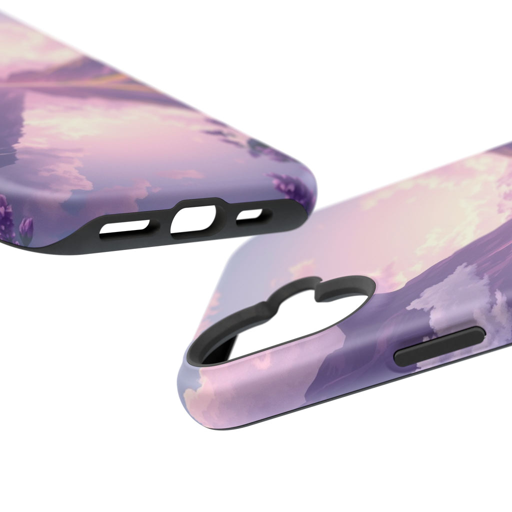 iPhone Lavender And Pearl Fjord Reflection Slim iPhone Everyday · iPhone Case