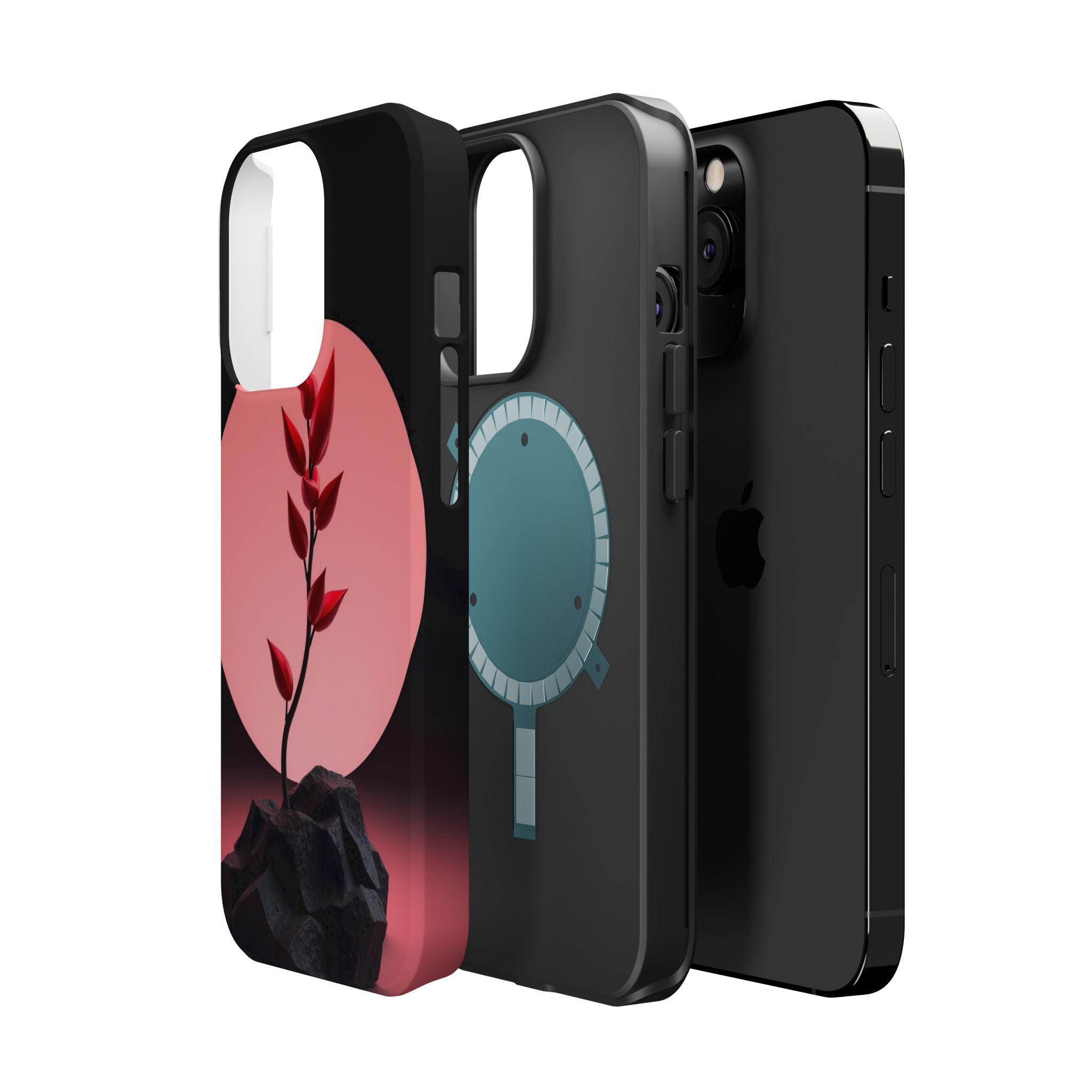 iPhone Serene Minimalist Stem Design Slim Everyday Designer Case · iPhone Case