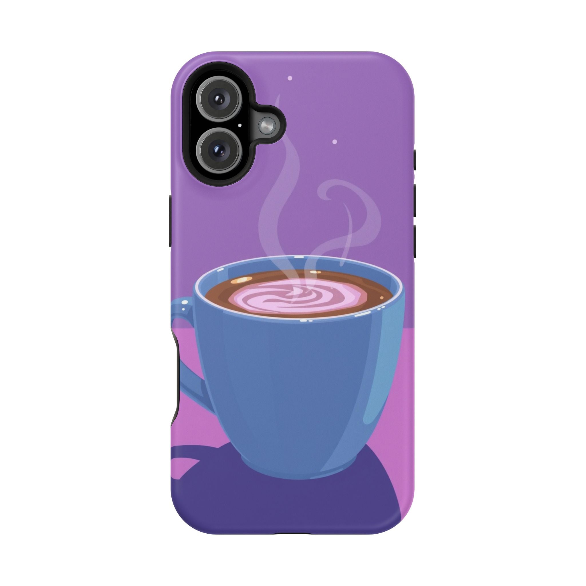 iPhone Emotional Support Coffee Pixel Art -Bit Soft Finish Everyday Case · iPhon