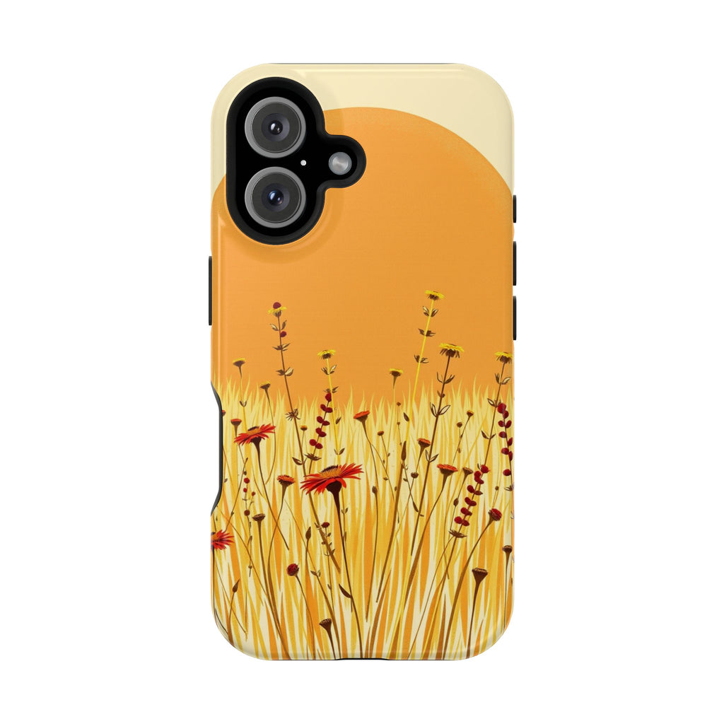 iPhone Wildflower Field Electric Art Slim Everyday Designer Case · iPhone Case
