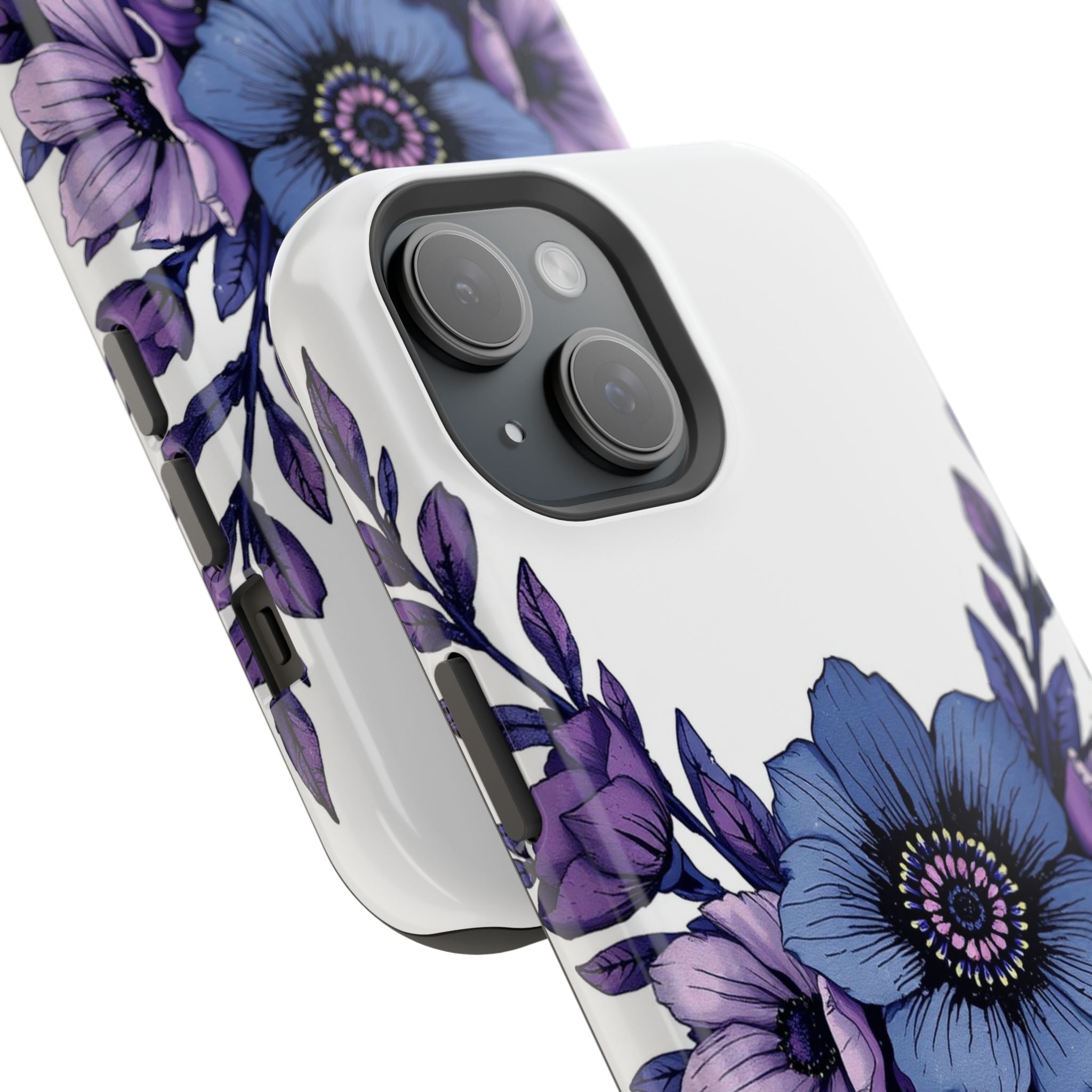iPhone Floral Crown Grunge Distressed Slim Everyday Designer Case · iPhone Case