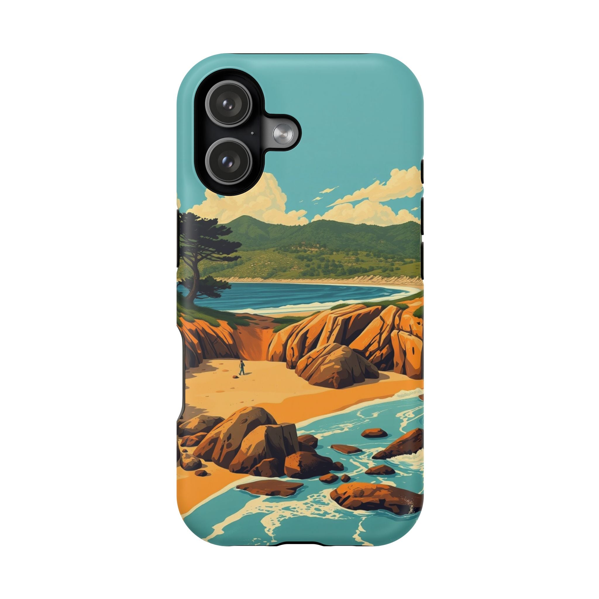 iPhone Pebble Beach Vintage Retro Poster Slim Everyday iPhone Designer · iPhone