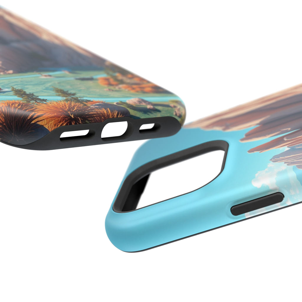 iPhone Pine Ridge Electric Art Slim Everyday Designer Case · iPhone Case