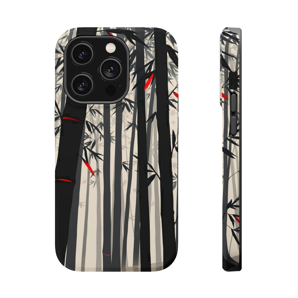 iPhone Bamboo Grove Abstract Geometric Slim Everyday Designer Case · iPhone Case