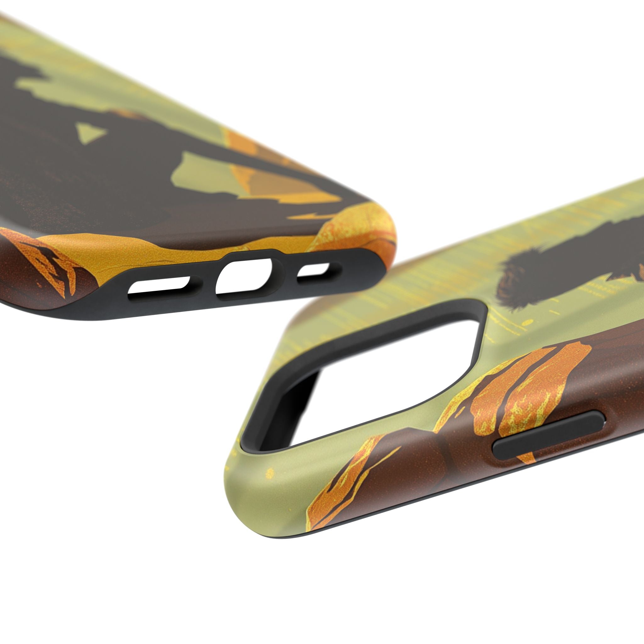 iPhone Mustard And Rust Overthinking Again Slim Everyday Designer Case · iPhone