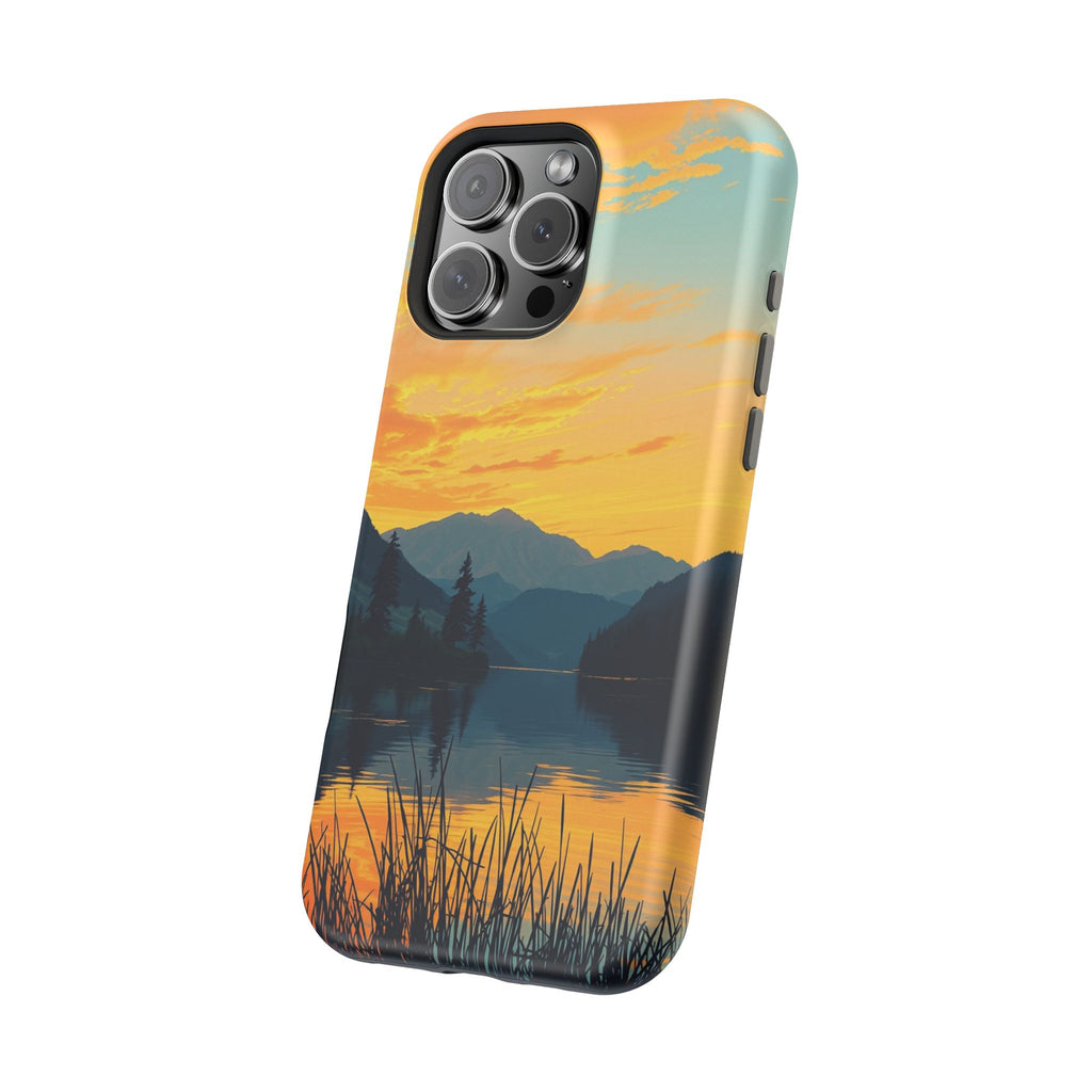 iPhone Lake at Twilight Oil Painting Impressionist iPhone Artistic · iPhone Case