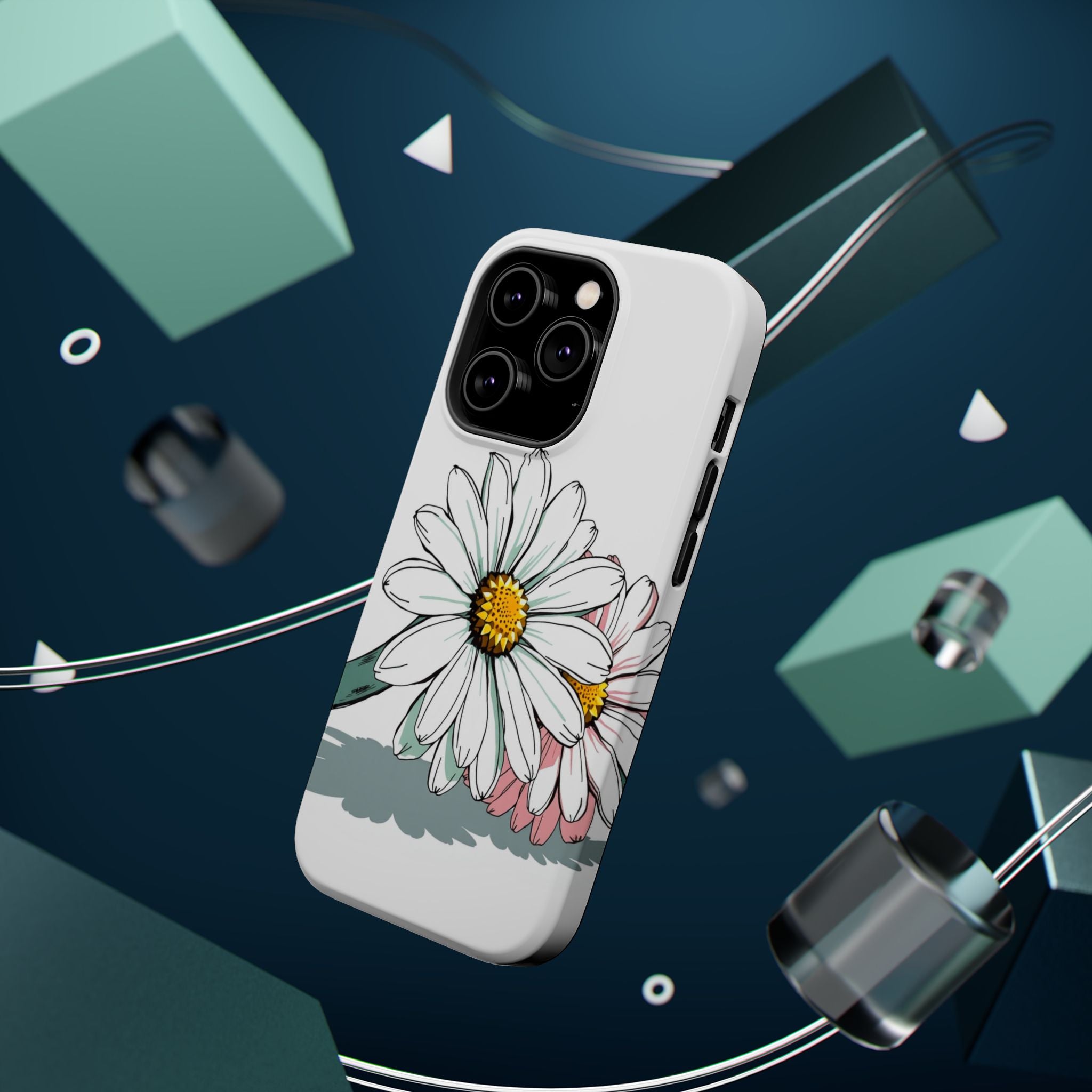 iPhone Daisy Chain Hand-Drawn Sketch Slim Everyday Designer Case · iPhone Case
