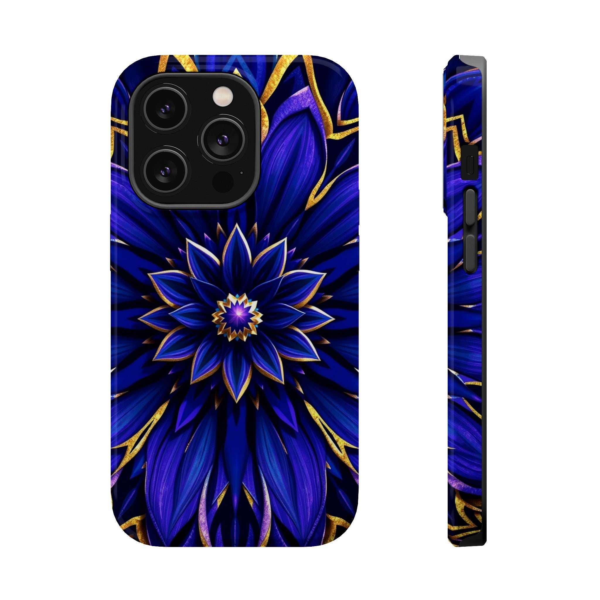 iPhone Floral Mandala Electric Art 14 Slim Everyday Designer Case · iPhone Case