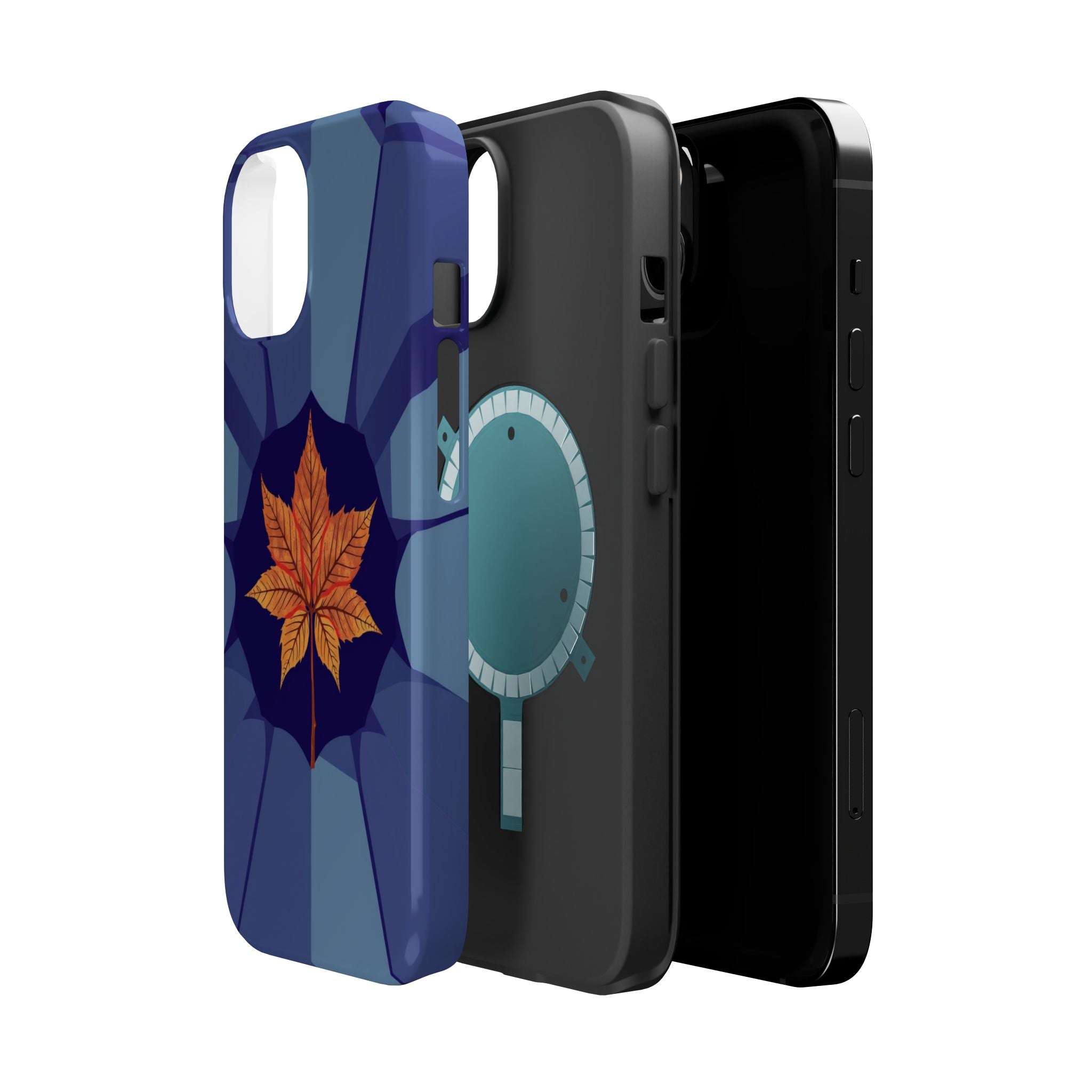 iPhone Autumn Maple Abstract Geometric Slim Everyday Designer Case · iPhone Case