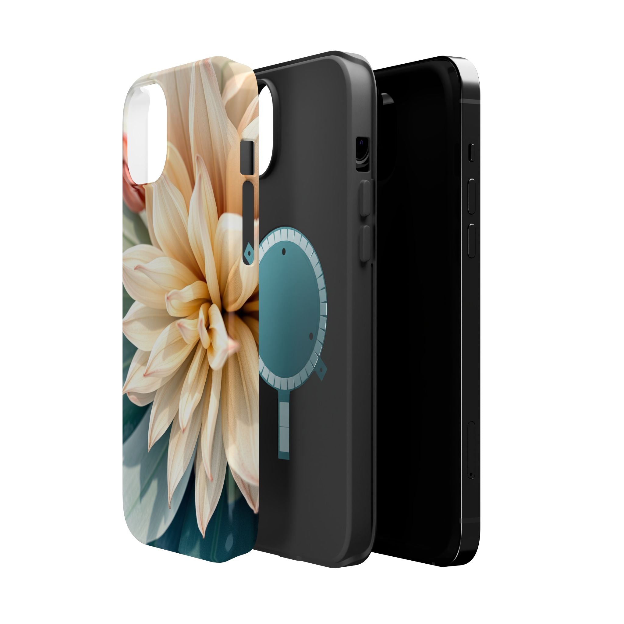iPhone Neon Floral Radiant Design Clean Minimal Snap Case · iPhone Case