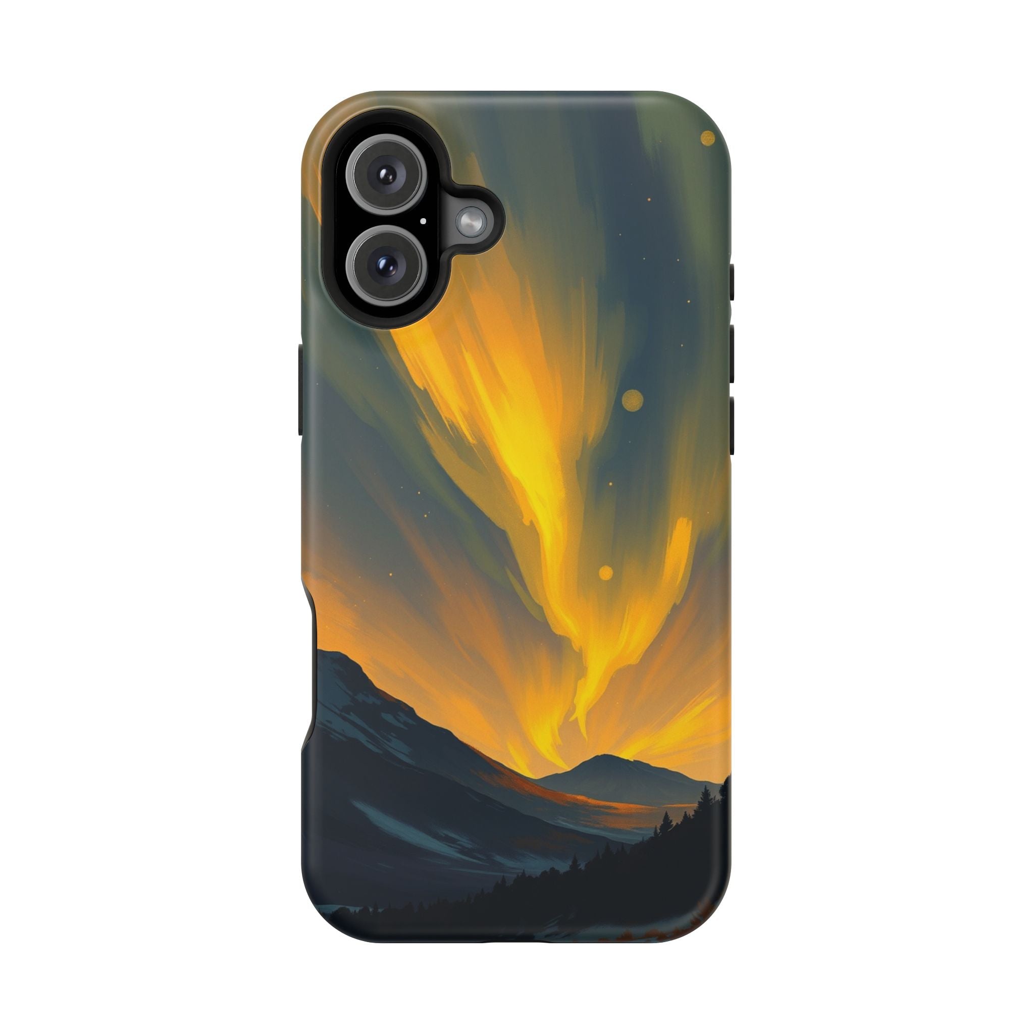 iPhone Serene Northern Lights Design Slim Everyday Designer Case · iPhone Case