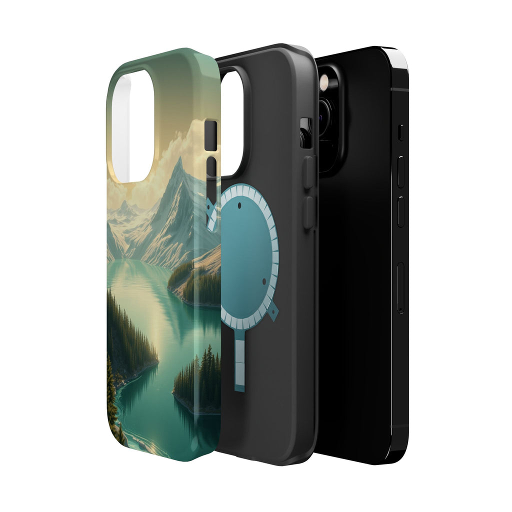 iPhone Glacier Lake Bold Art Slim Everyday Designer Case · iPhone Case