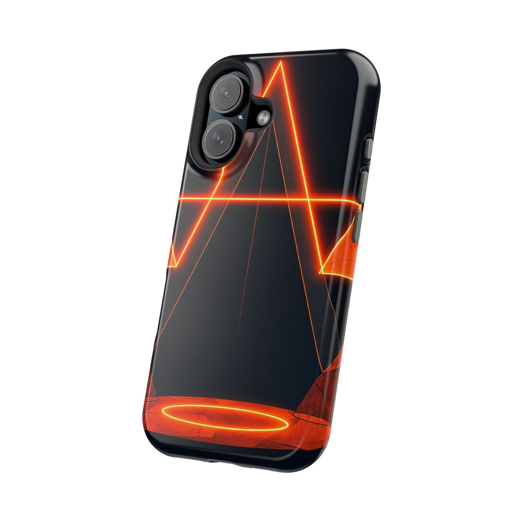 iPhone Vibrant Neon Geometry Design Slim Everyday Designer Case · iPhone Case