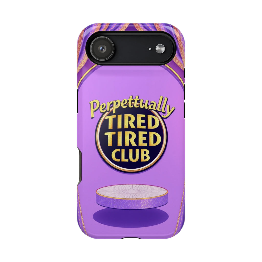 iPhone Perpetually Tired Club Bold Art Slim Everyday Designer Case · iPhone Case