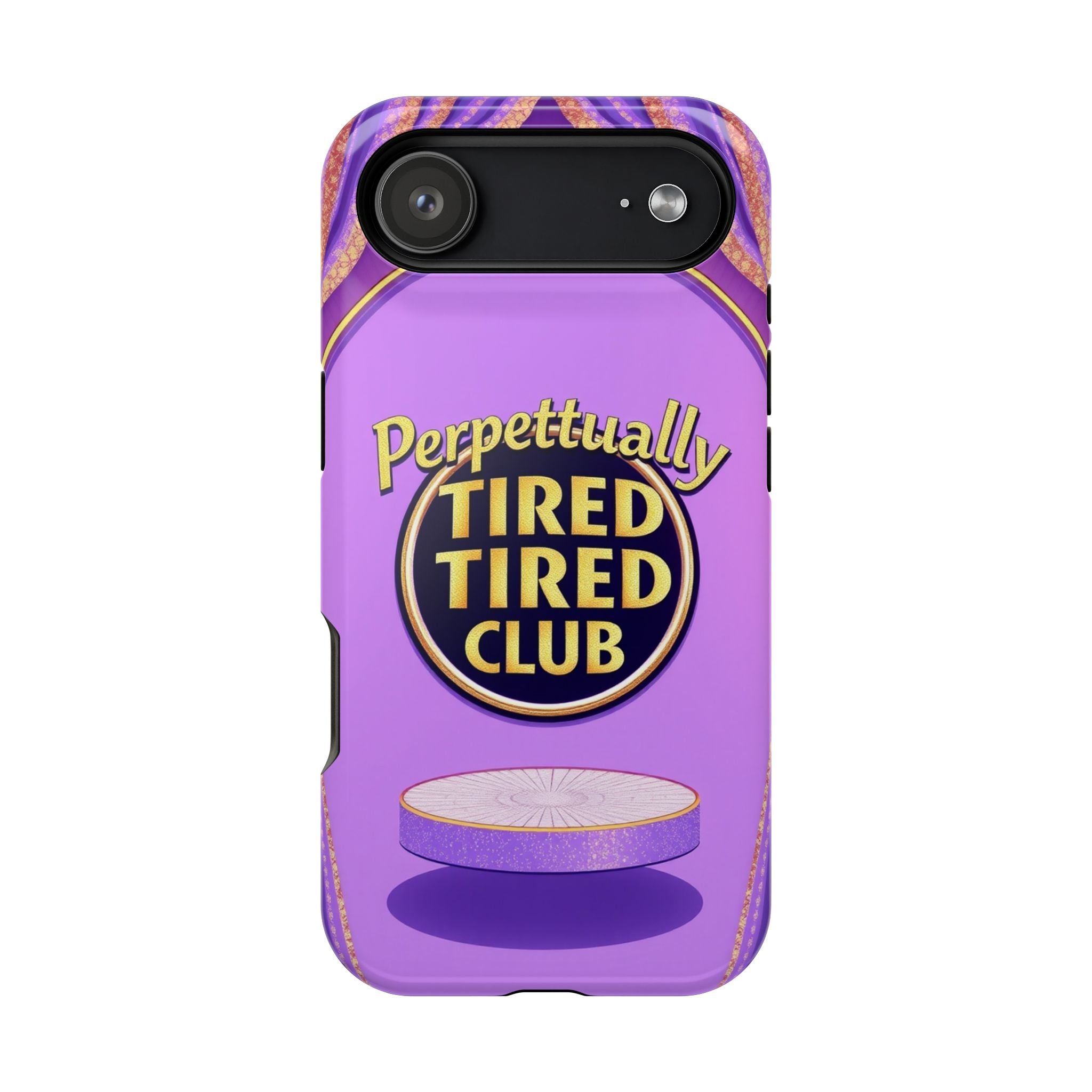 iPhone Perpetually Tired Club Bold Art Slim Everyday Designer Case · iPhone Case