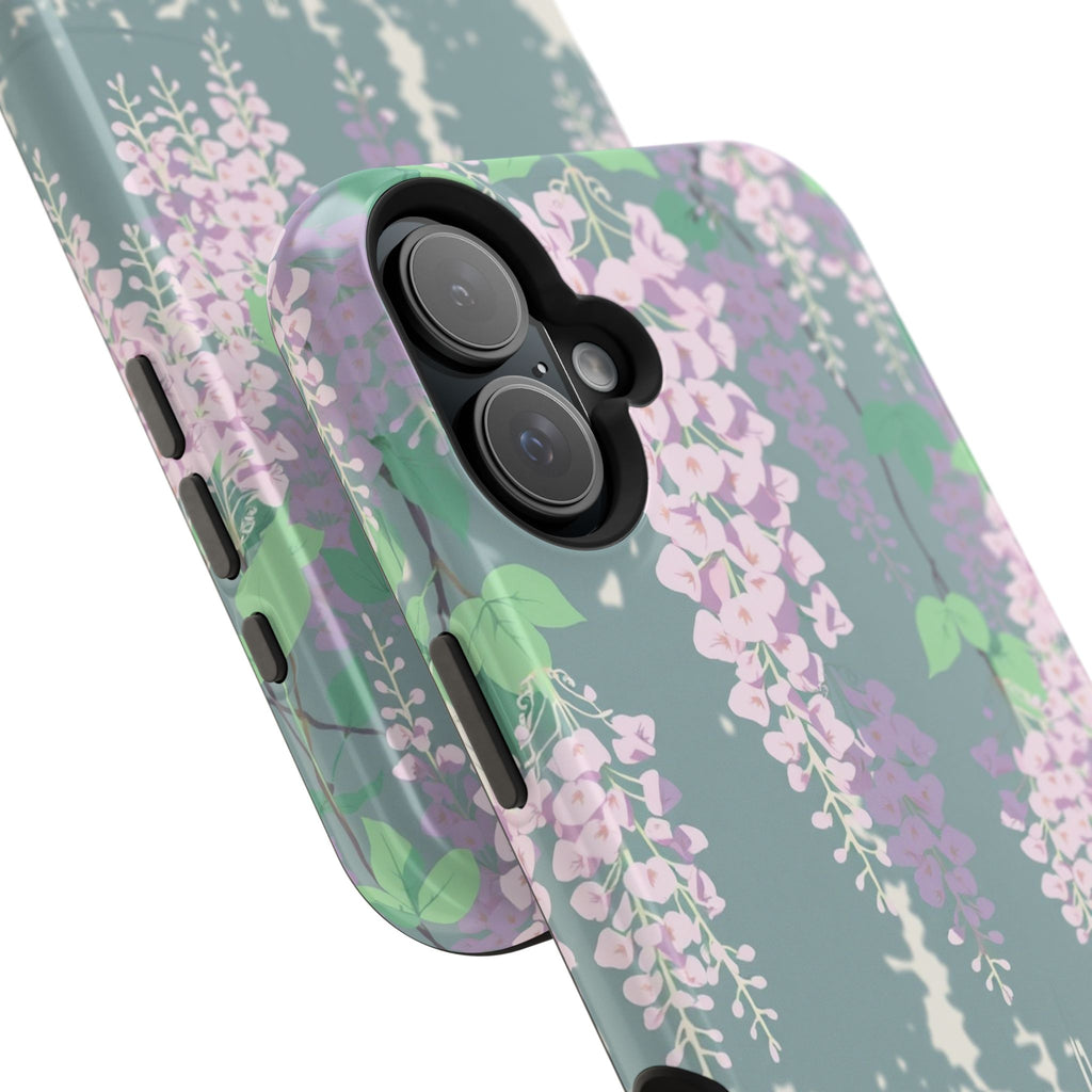 iPhone Dreamy Wisteria Cascade Design Slim Everyday Designer Case · iPhone Case