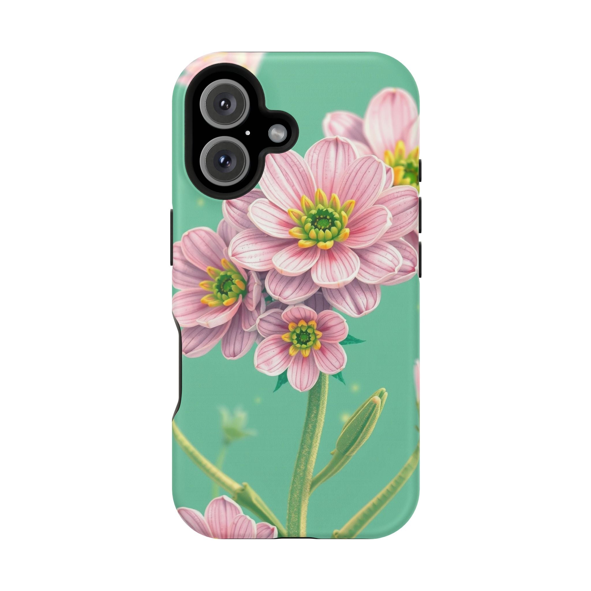 iPhone Vibrant Ranunculus Stack Design Slim Everyday Designer Case · iPhone Case
