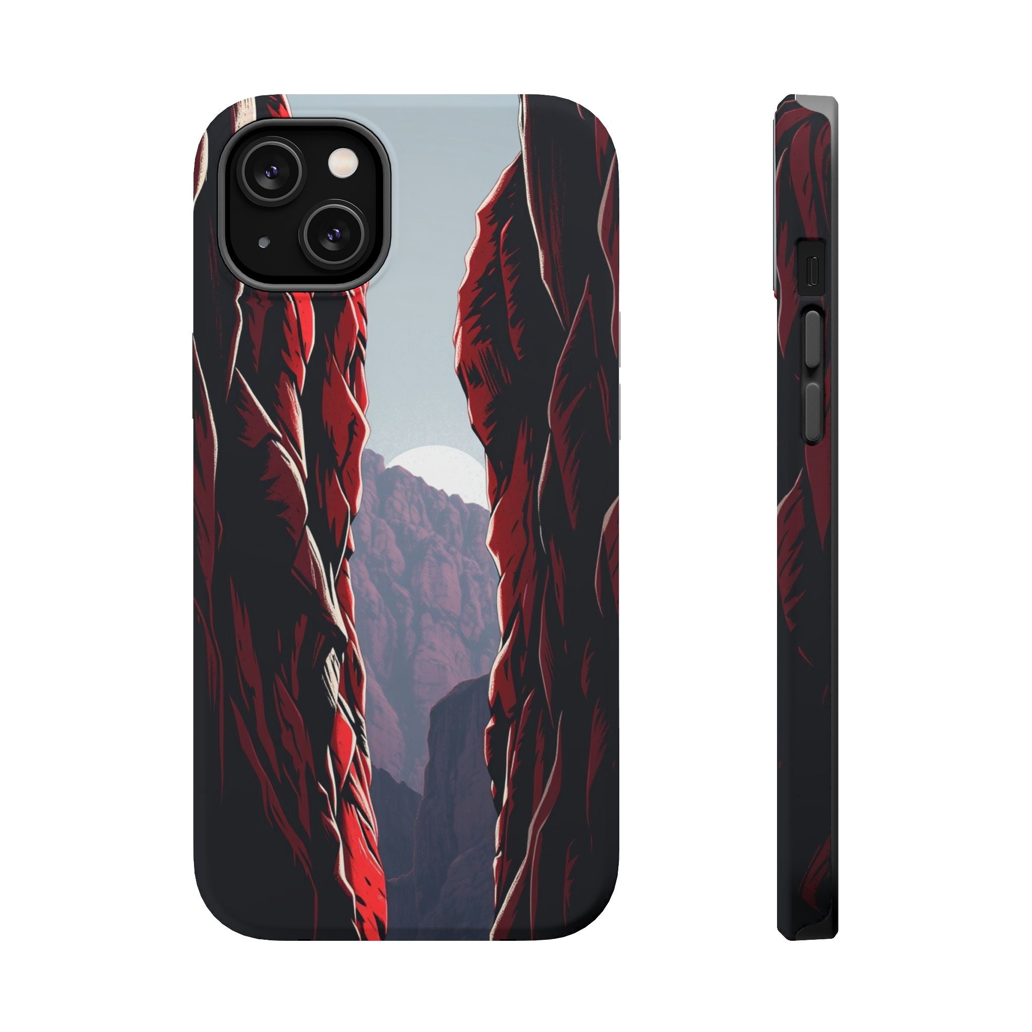 iPhone Serene Canyon Wall Design Bold Modern Everyday Snap Case · iPhone Case