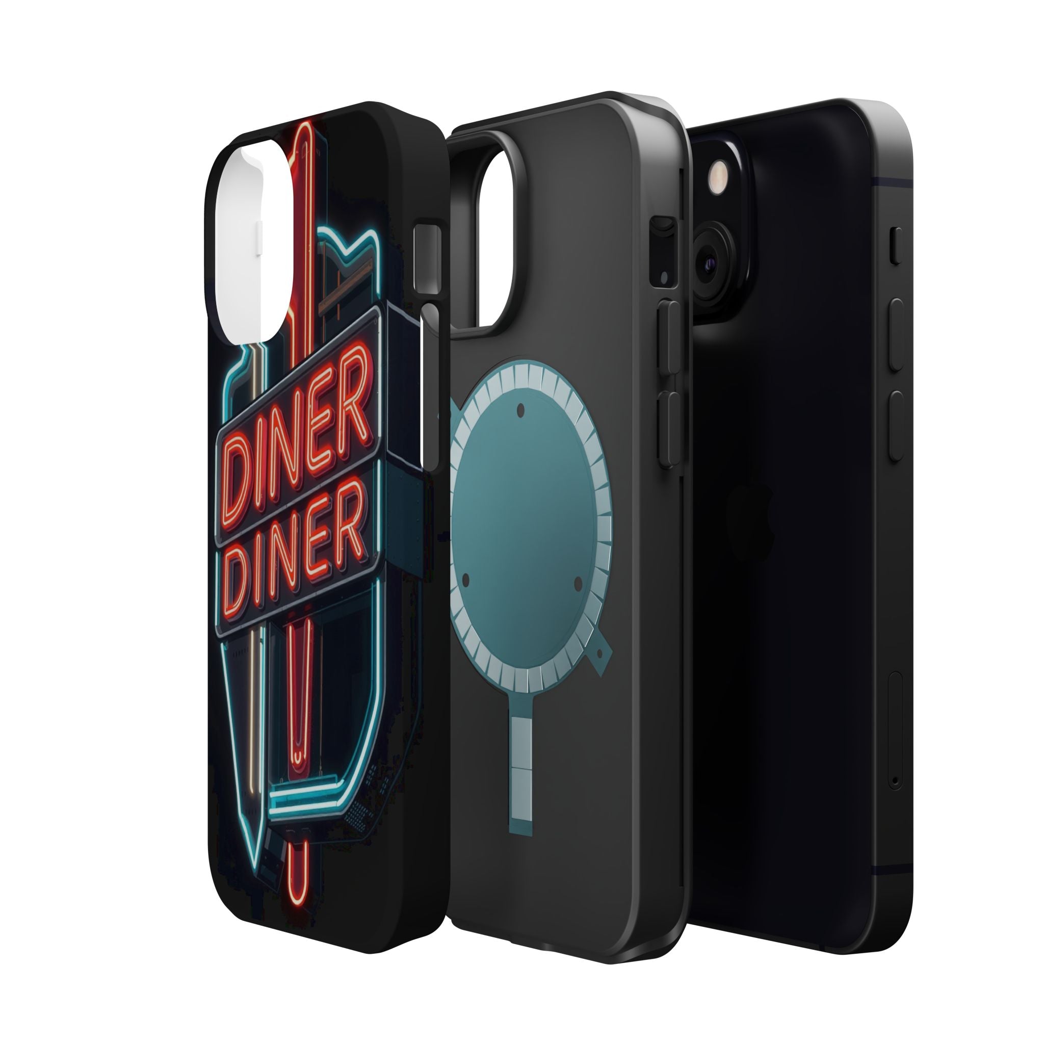 iPhone Neon Diner Sign Electric Art Slim Everyday Designer Case · iPhone Case