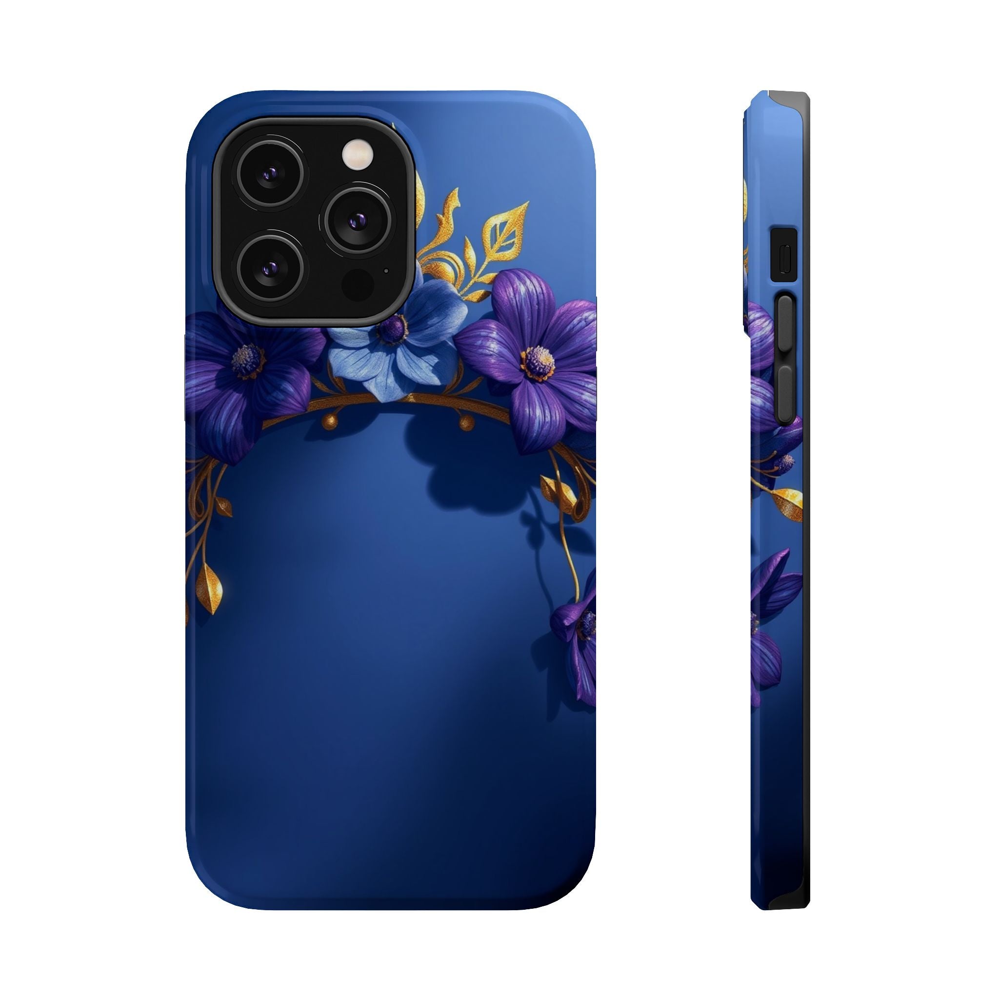 iPhone Vibrant Floral Crown Design 14 Slim Everyday Designer Case · iPhone Case