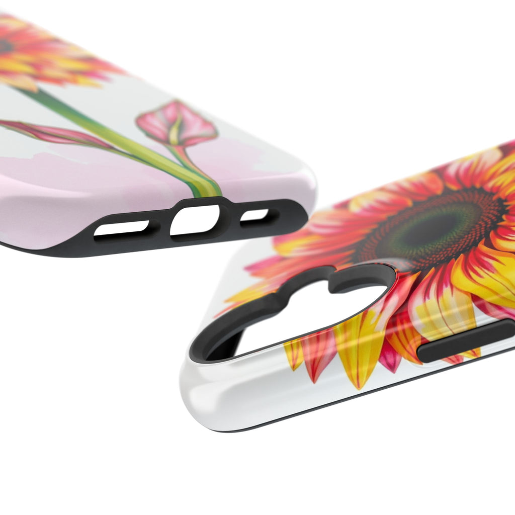 iPhone Sunflower Pop Vibrant Watercolor Slim Snap Case · iPhone Case